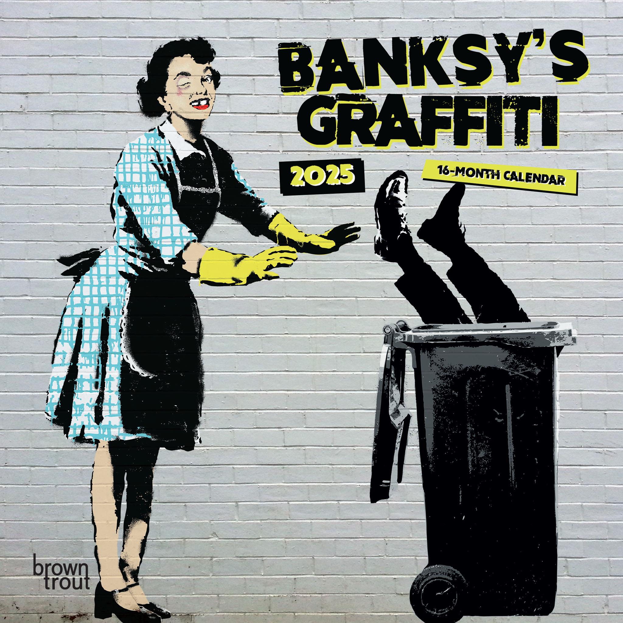 Banksys Graffiti Mini 2025 Calendar