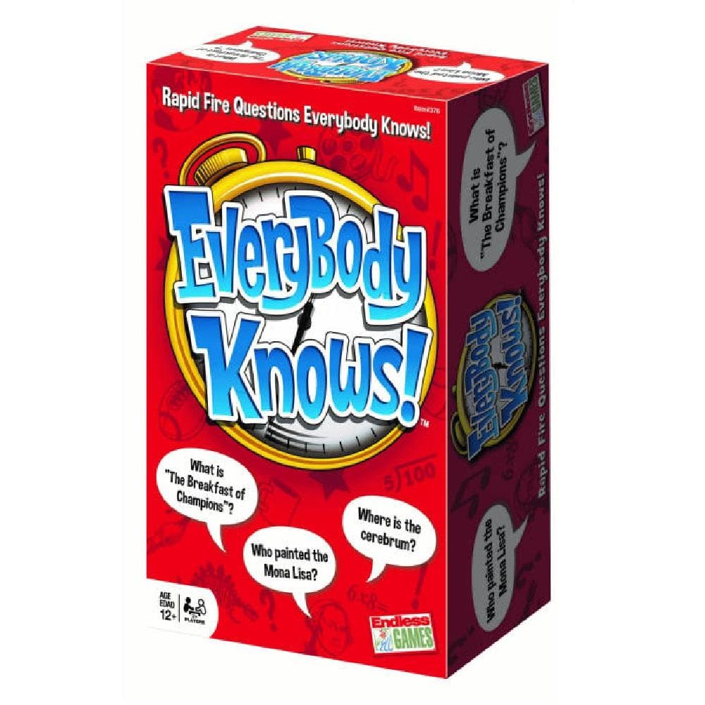 632468003769 Everybody Knows game by Endless Games Calendar Club