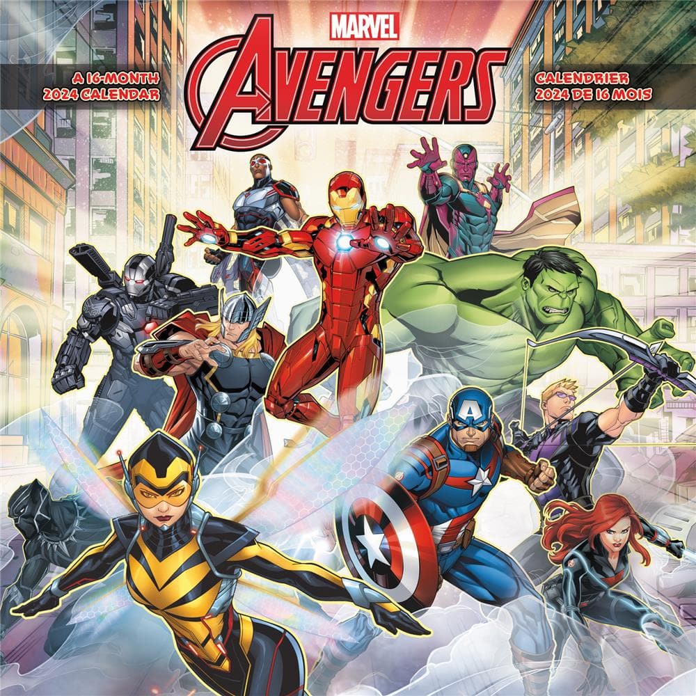 Marvel calendrier 2024 Super Heroes