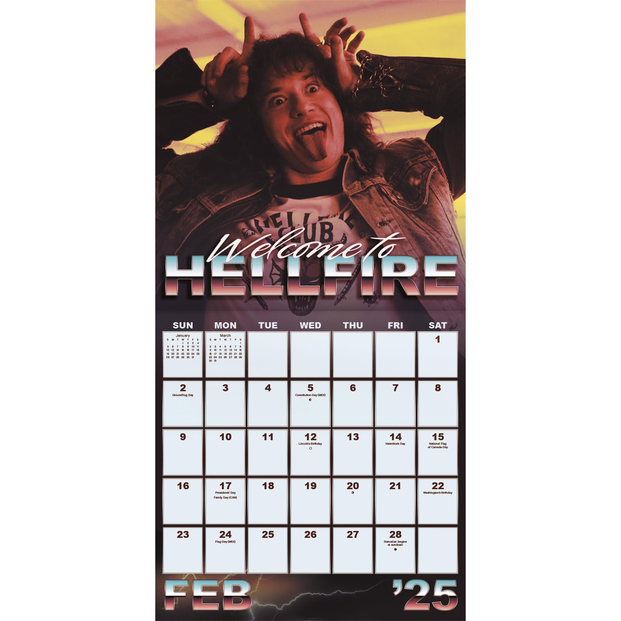 Stranger Things Collectors Edition Wall 2025 Calendar - Online Exclusive