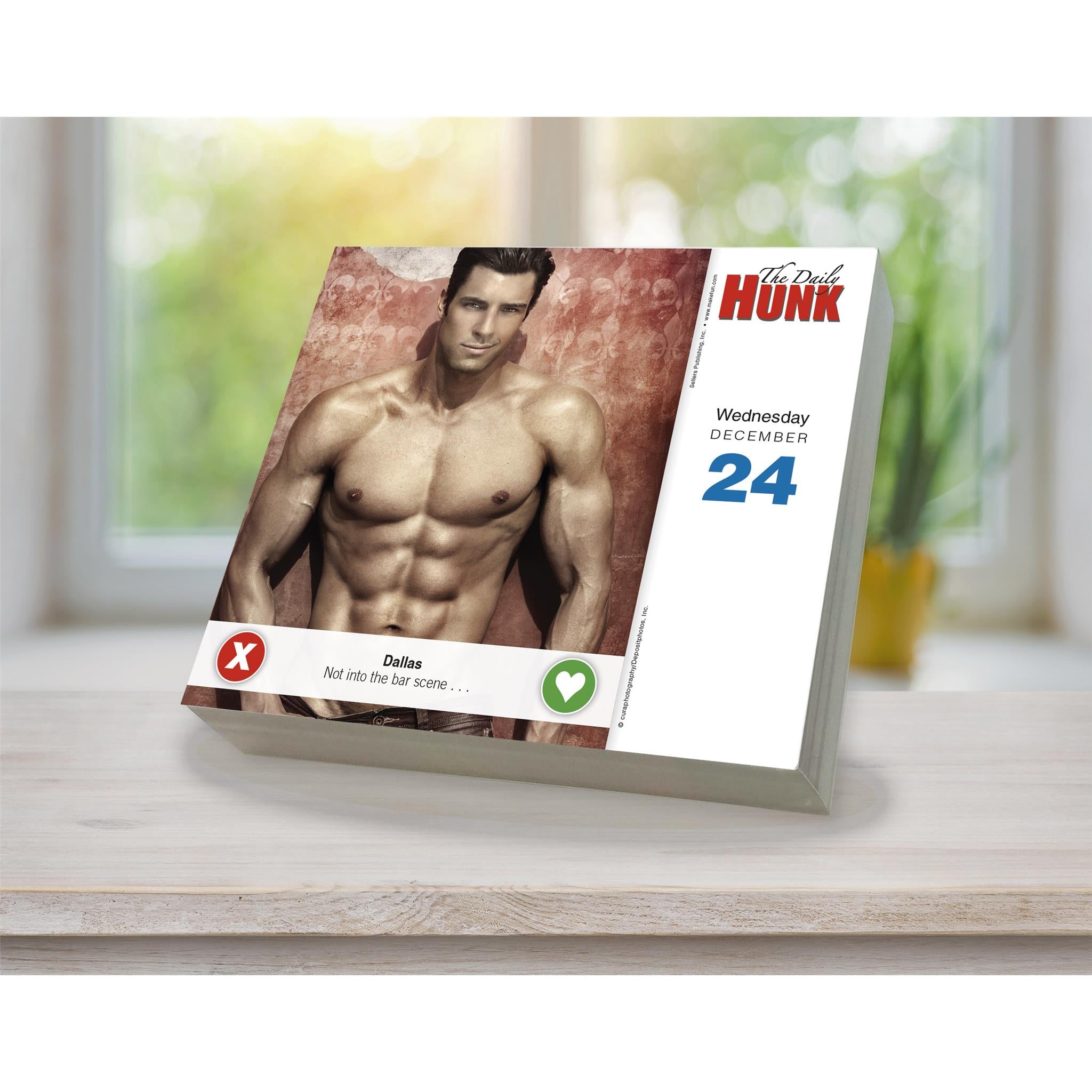 Daily Hunk Box 2025 Calendar