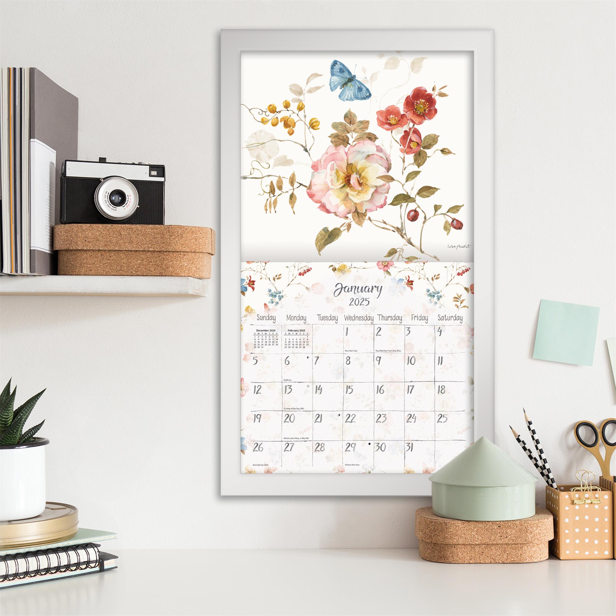 Watercolor Seasons Wall 2025 Calendar - Online Exclusive