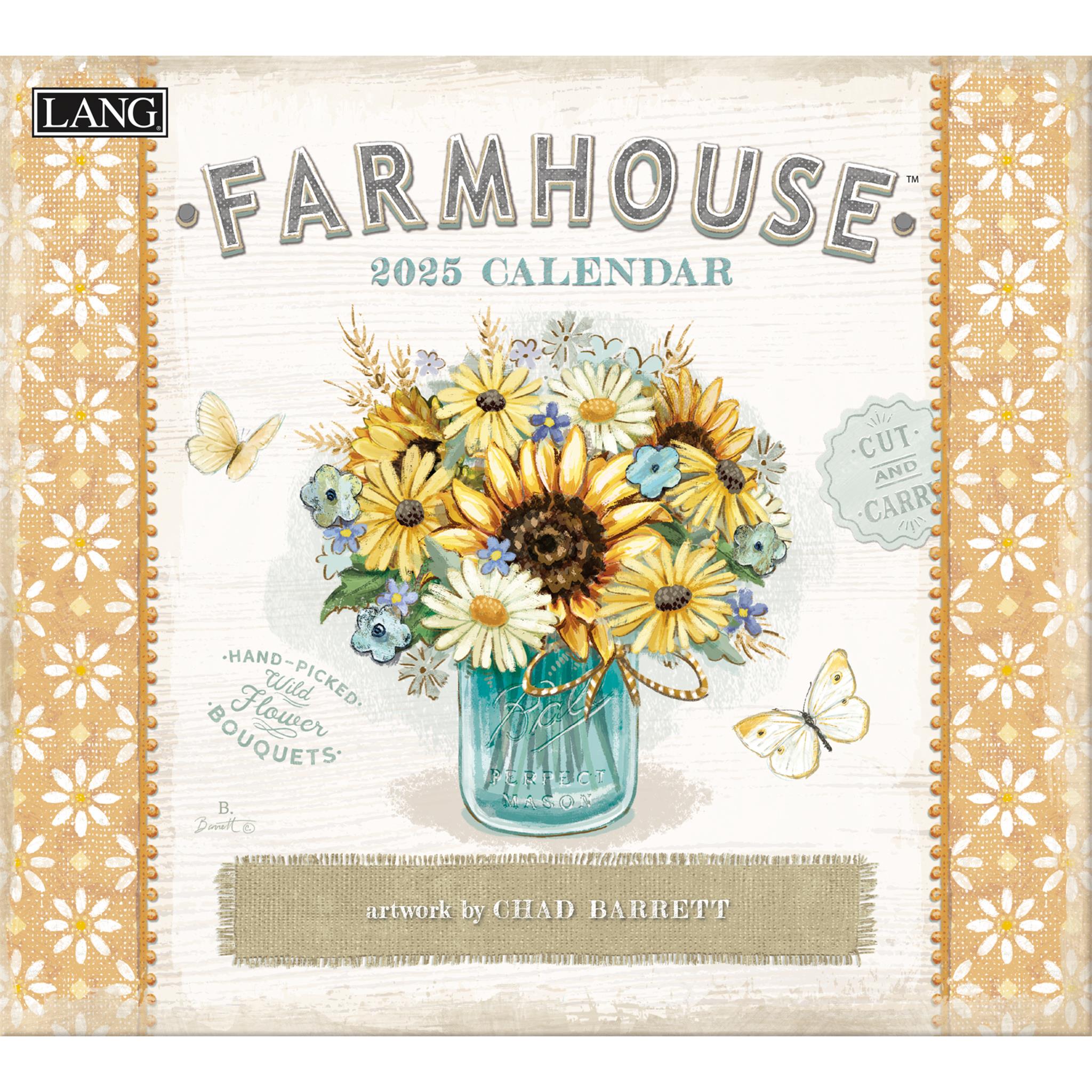 Farmhouse Wall 2025 Calendar - Online Exclusive