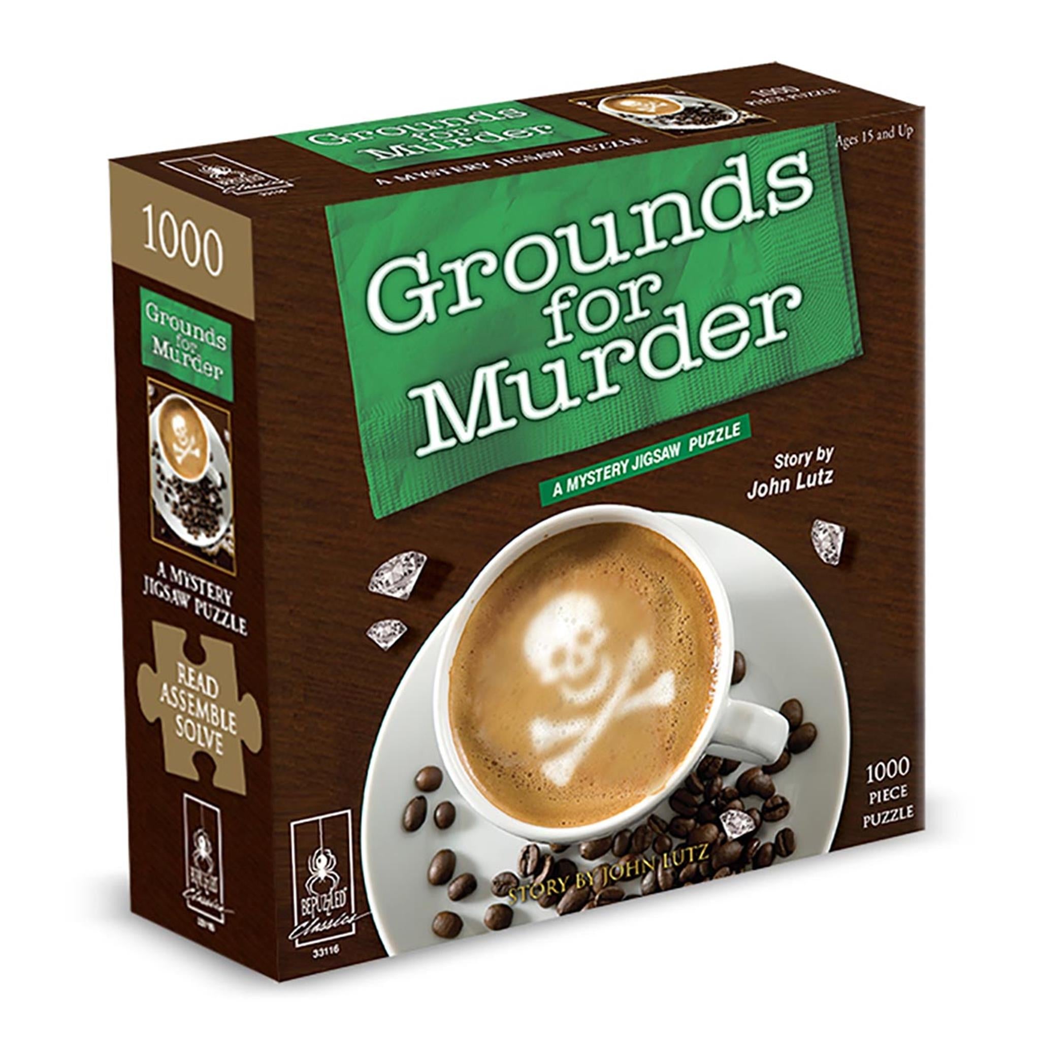 Grounds for Murder 1000 Piece Puzzle - Online Exclusive