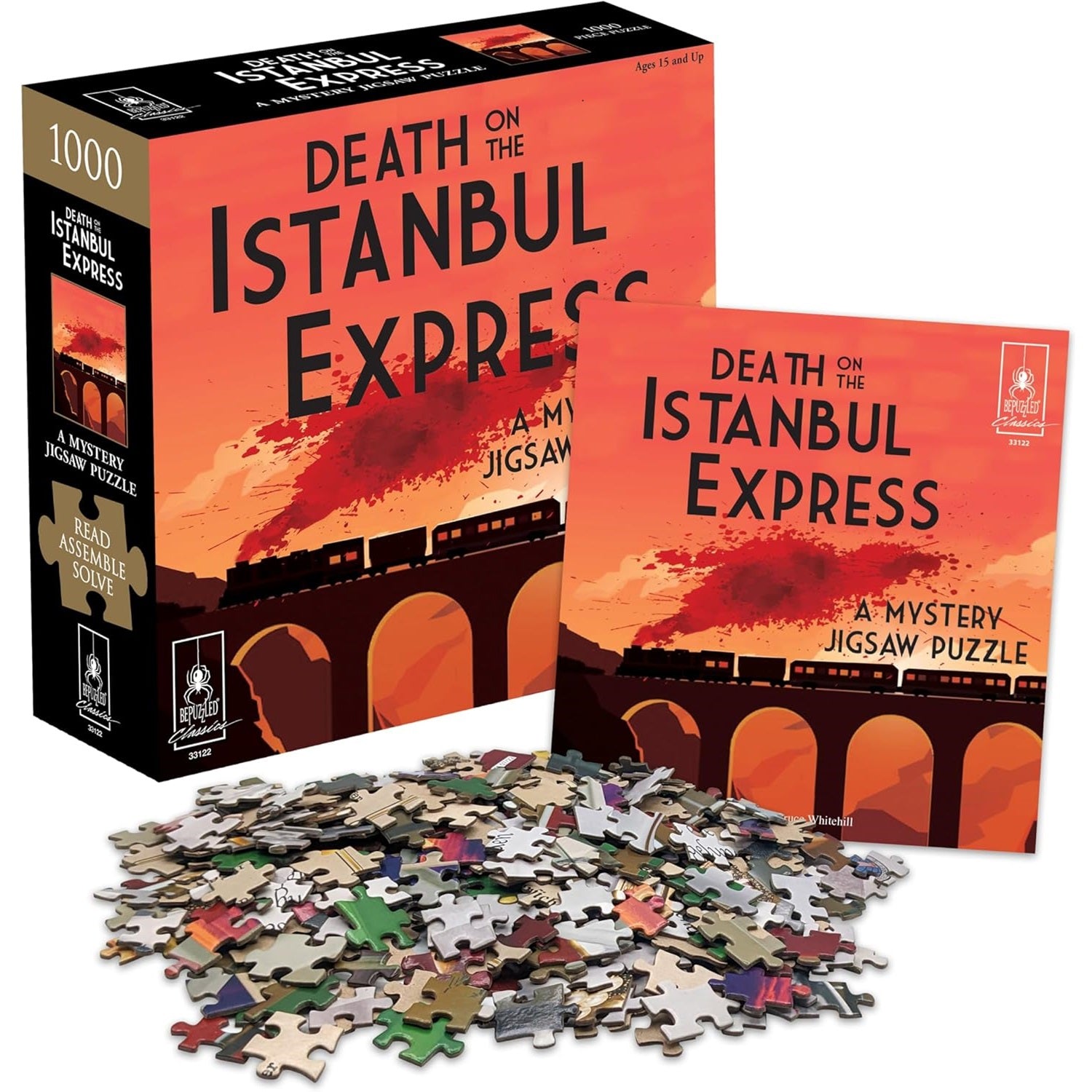 Classic Mystery -Death on the Istanbul Express 1000 Piece Puzzle