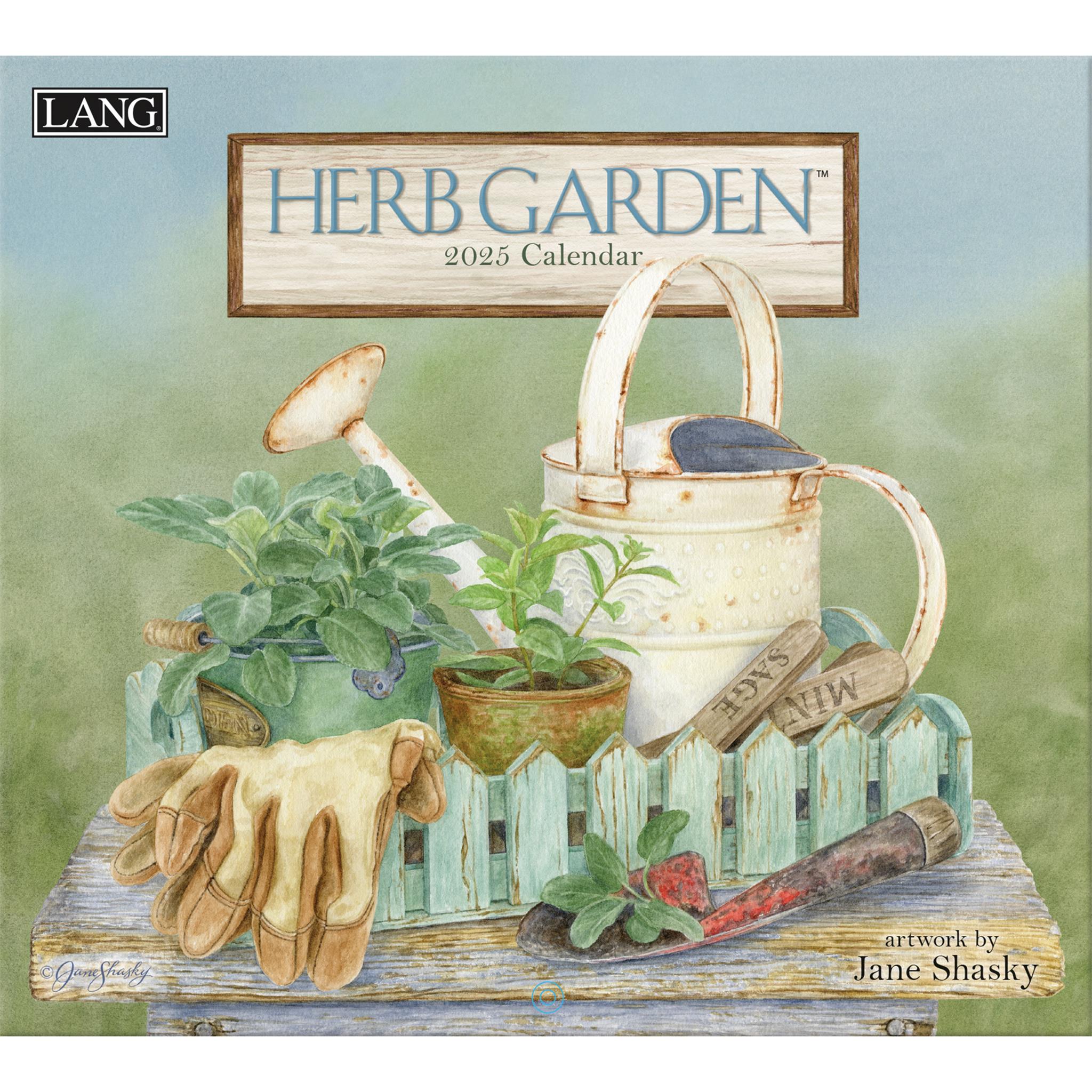 Herb Garden Wall 2025 Calendar - Online Exclusive