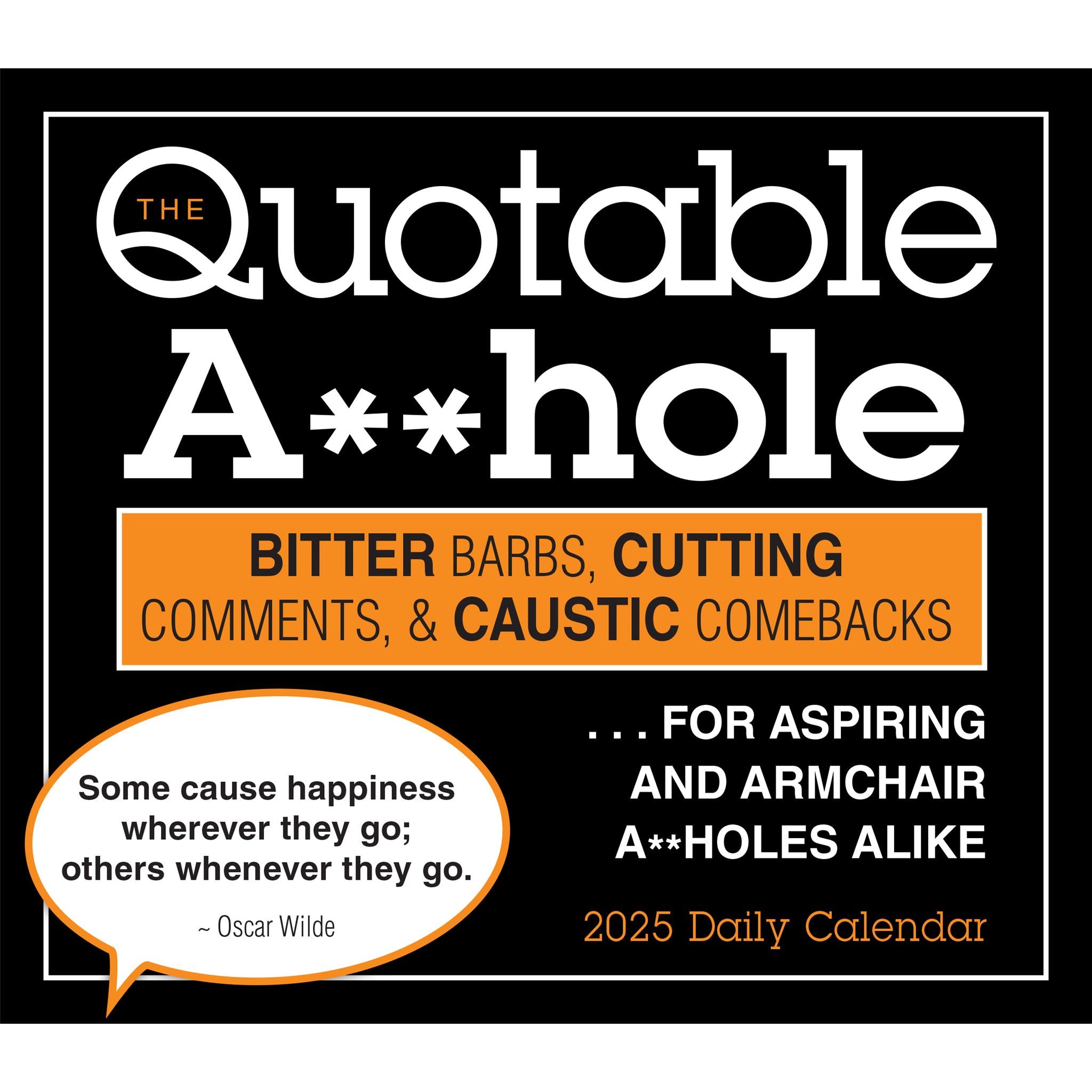 Quotable Ahole Box 2025 Calendar