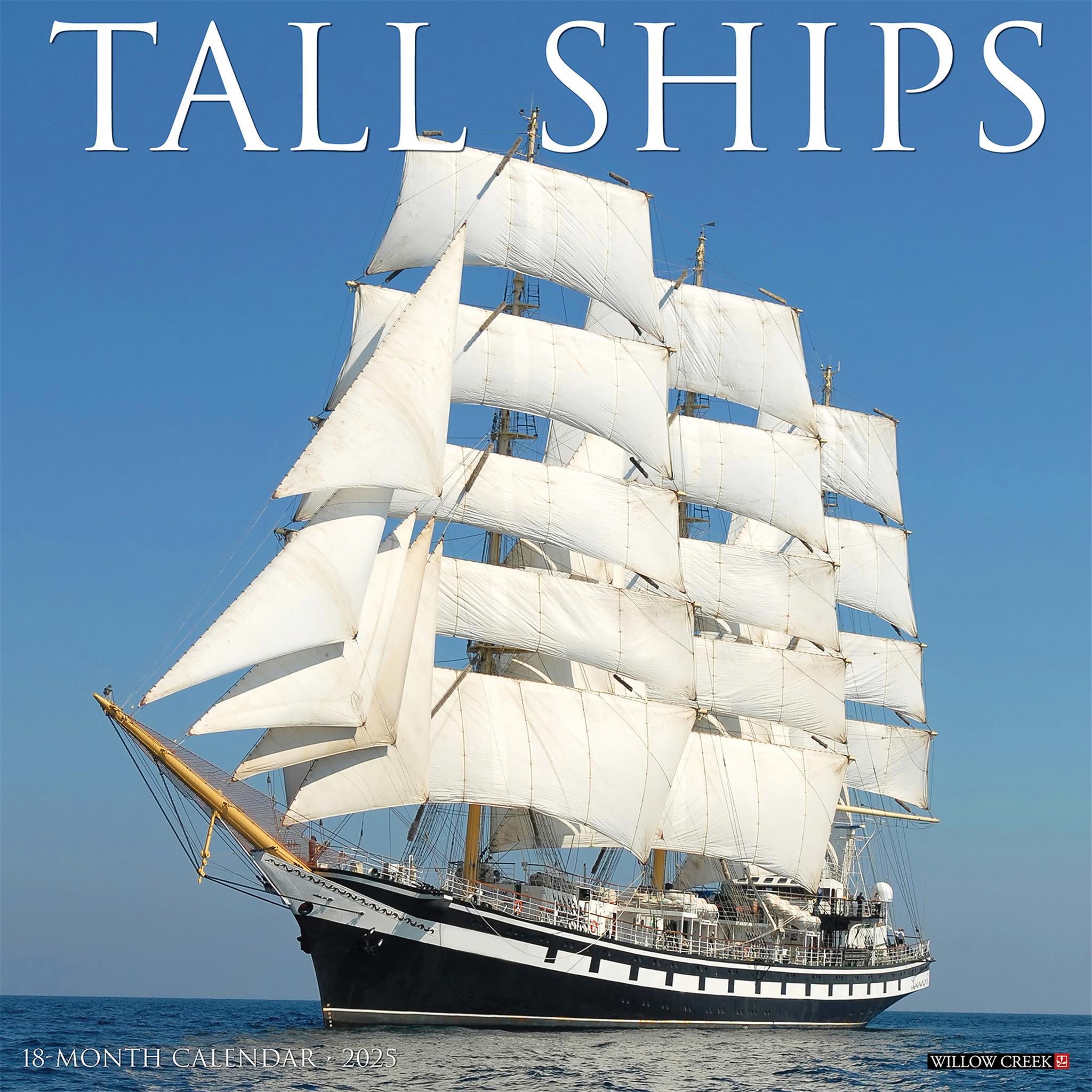 Tall Ships Wall 2025 Calendar