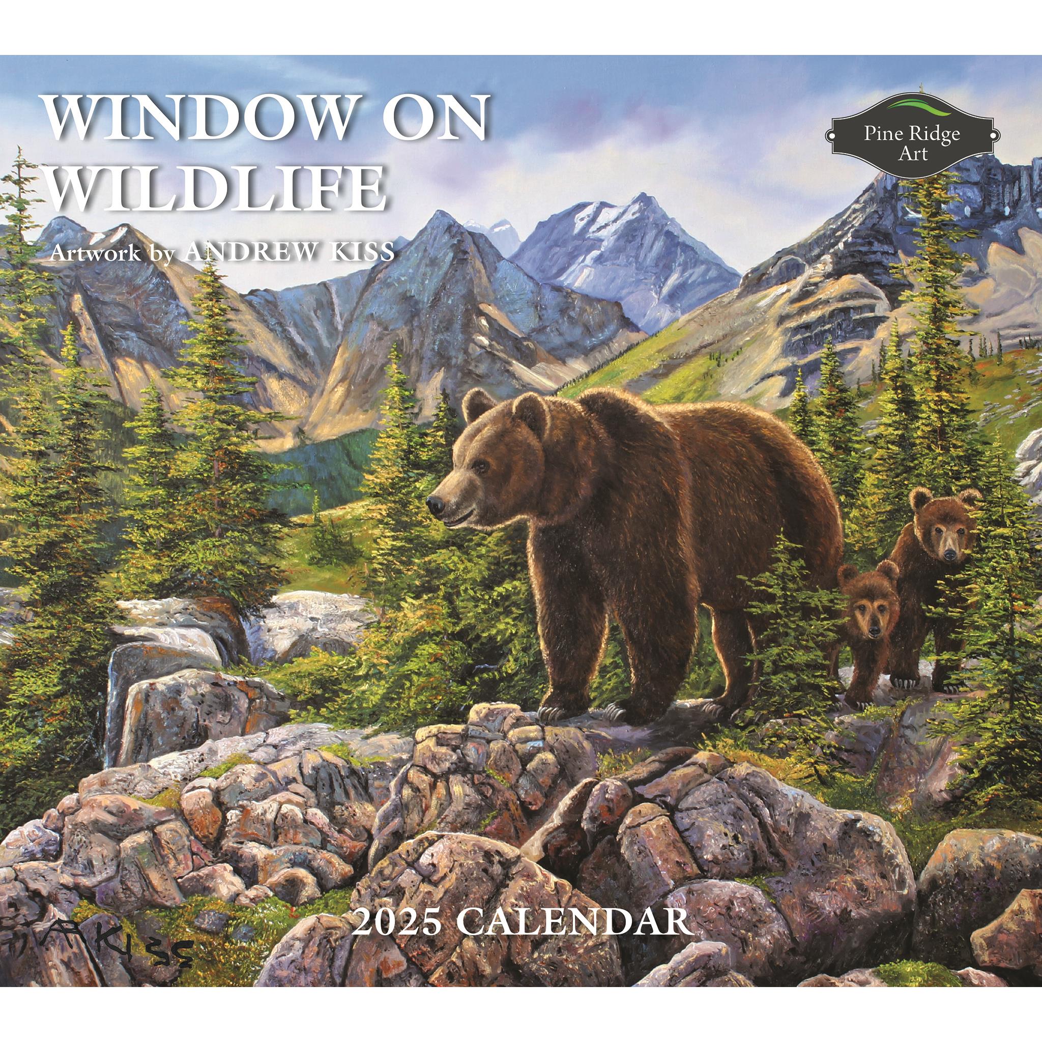 Window On Wildlife Wall 2025 Calendar