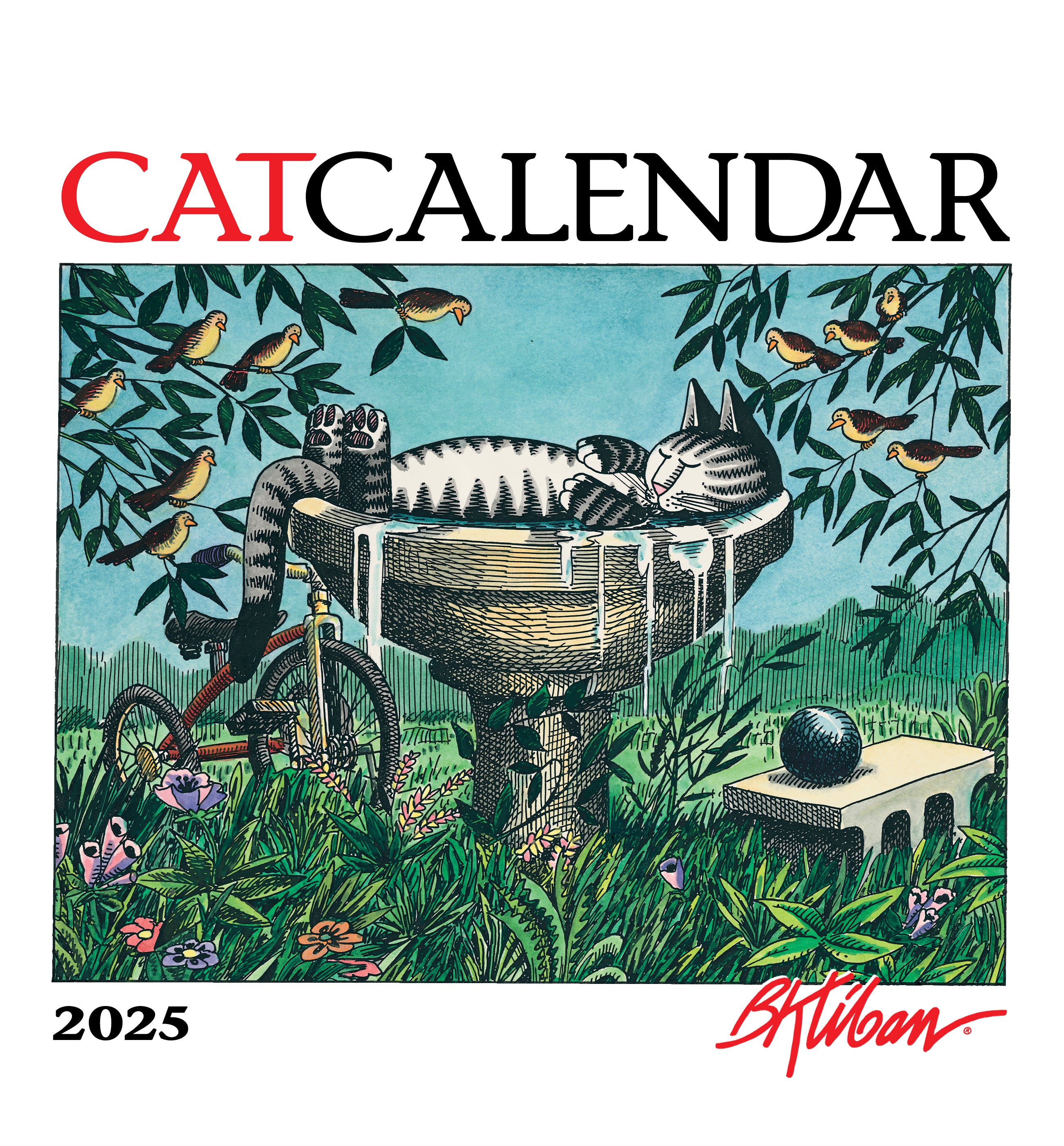 B Kliban Cat Mini 2025 Calendar - Online Exclusive