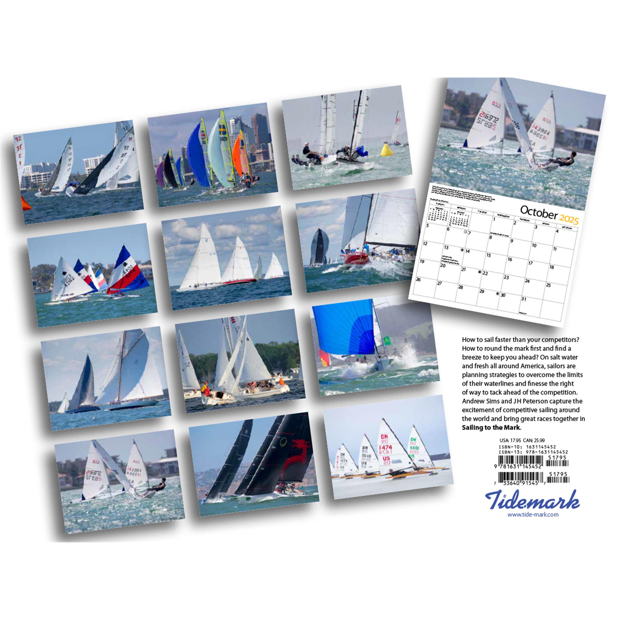 Sailing To The Mark Wall 2025 Calendar