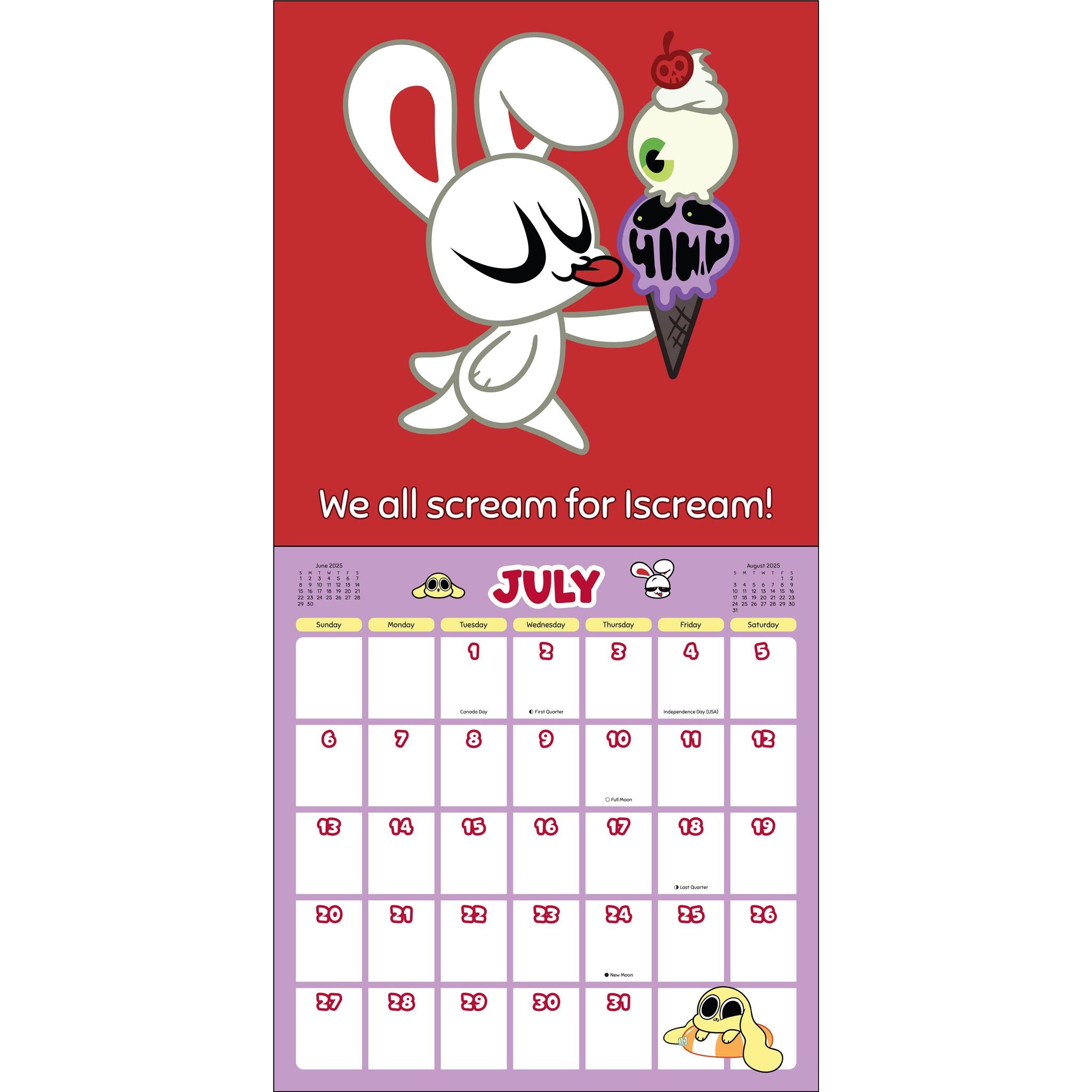 Chikn Nuggit Wall 2025 Calendar - Online Exclusive