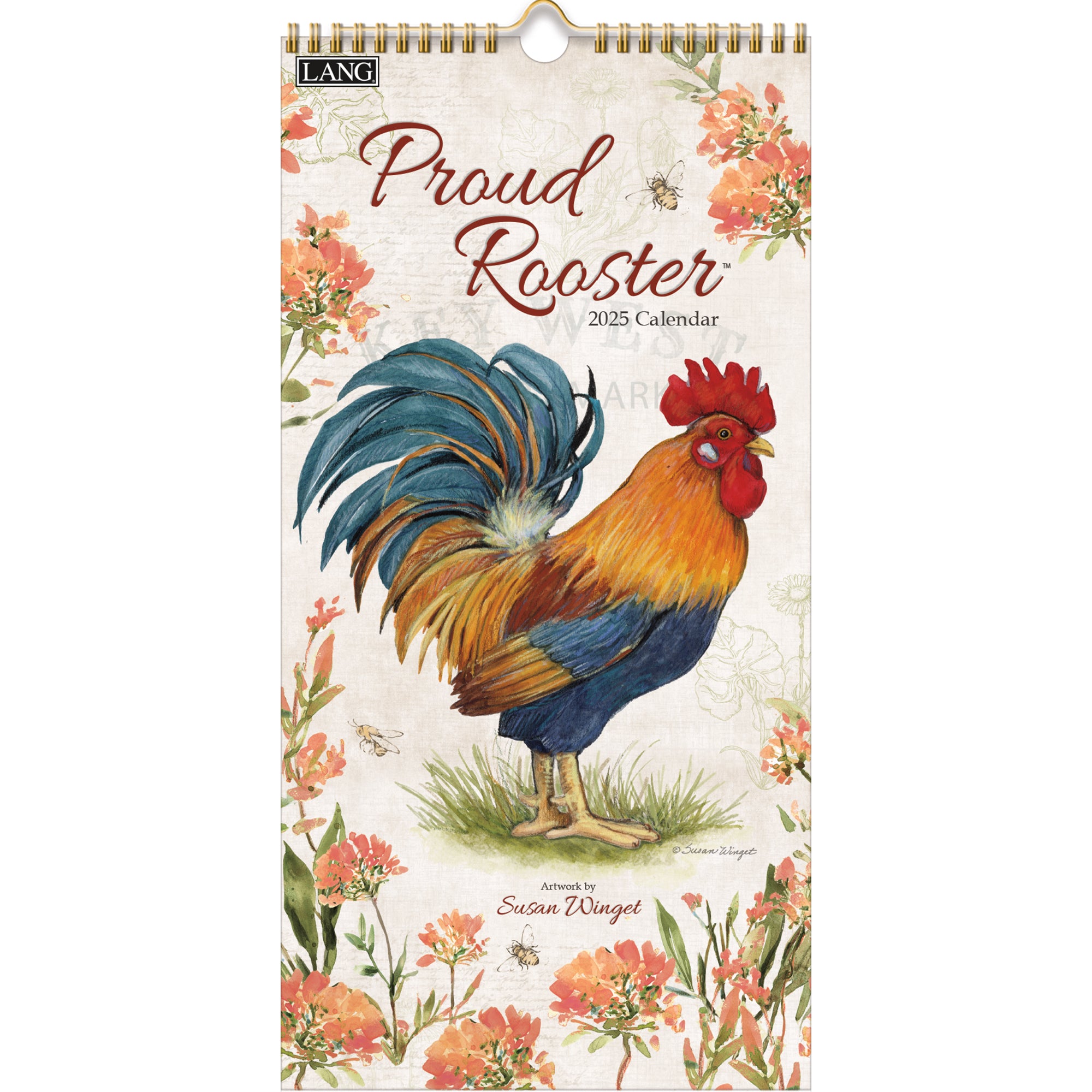 Proud Rooster Slim 2025 Calendar product image | Calendar Club Canada