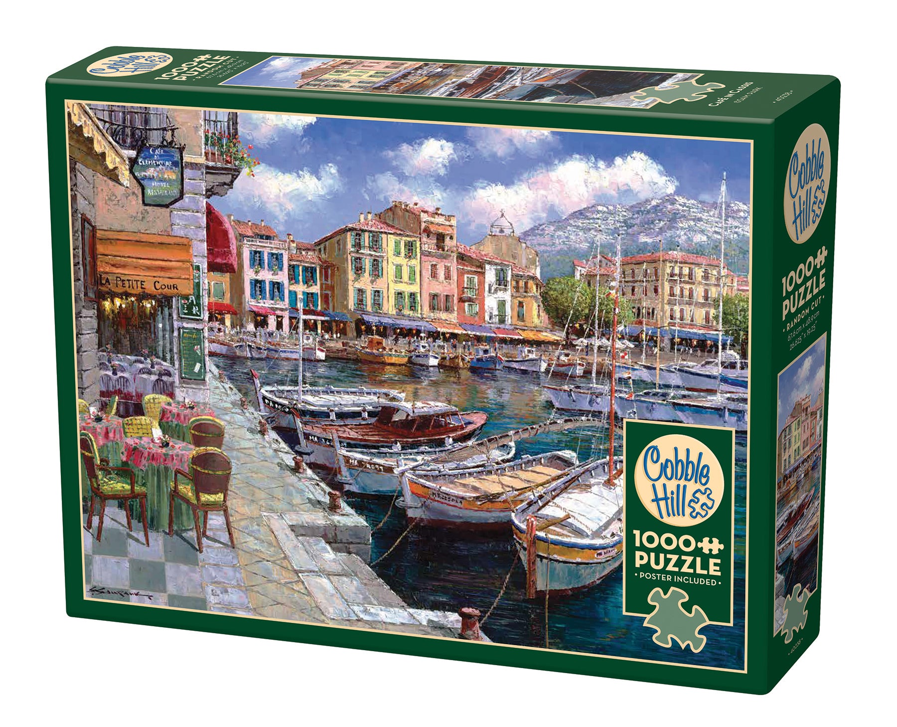 Cafe in Cassis Exclusive 1000 Piece Puzzle