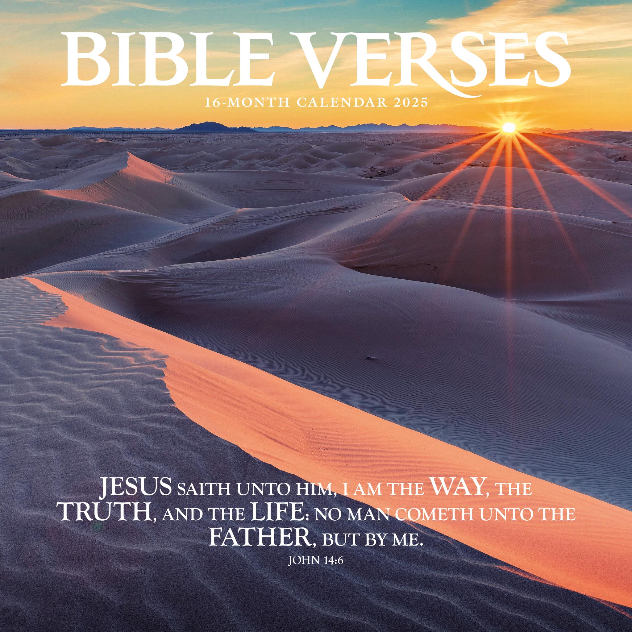 Bible Verses Wall 2025 Calendar