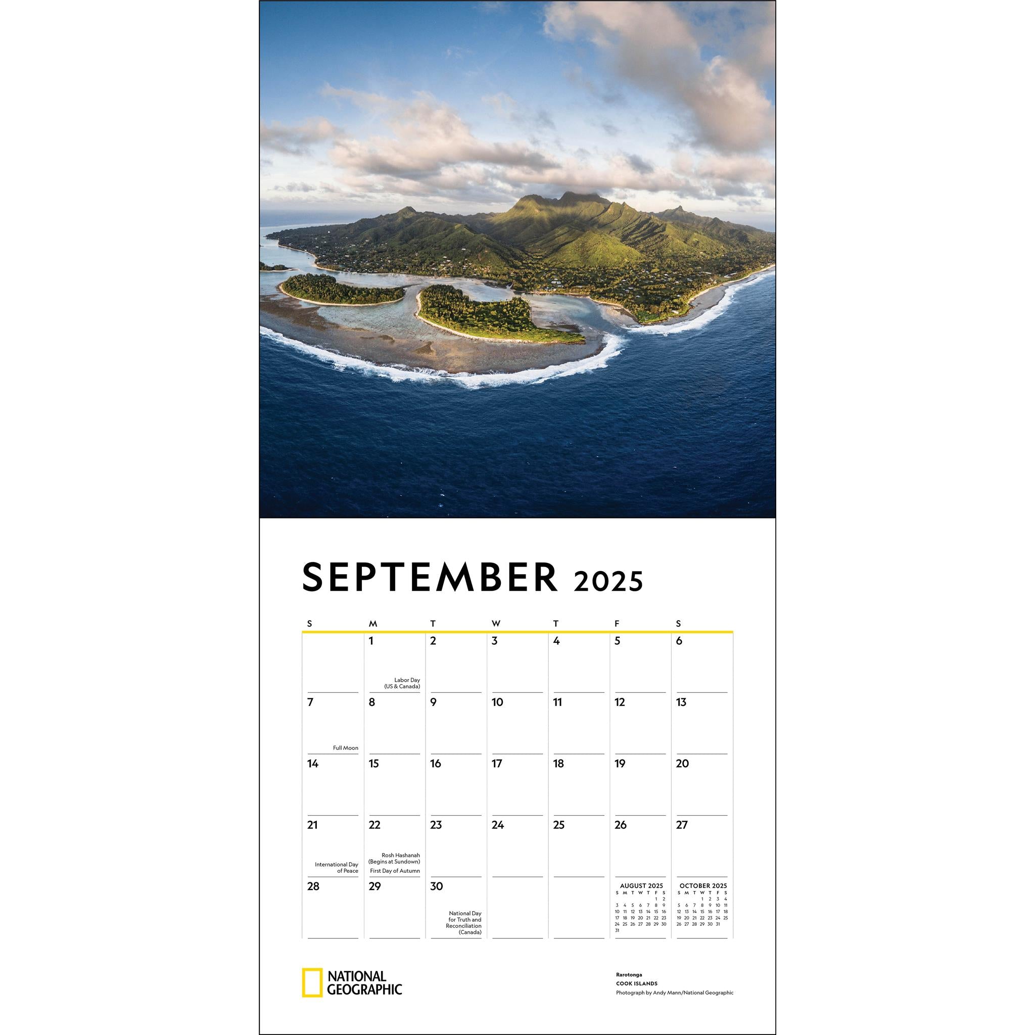 Paradise National Geographic Wall 2025 Calendar - Online Exclusive