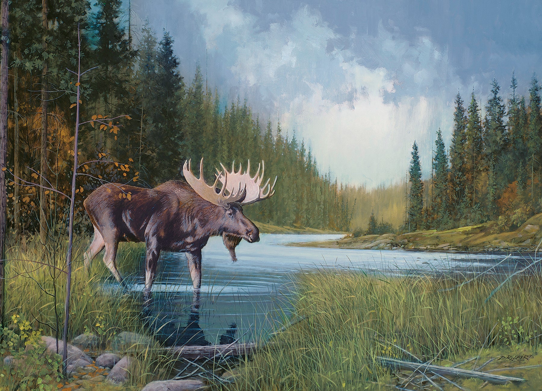 Moose Lake 1000 Piece Puzzle