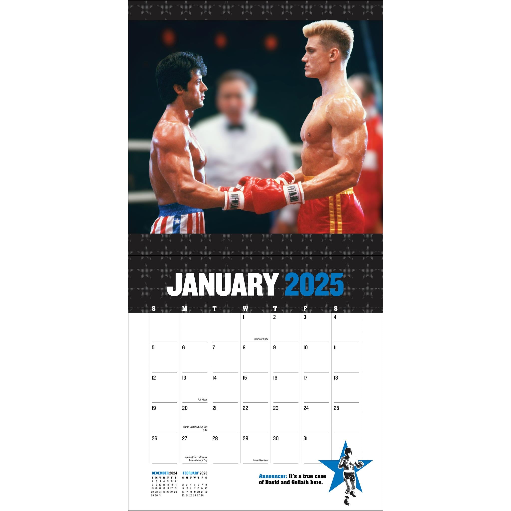 Rocky Wall 2025 Calendar - Online Exclusive