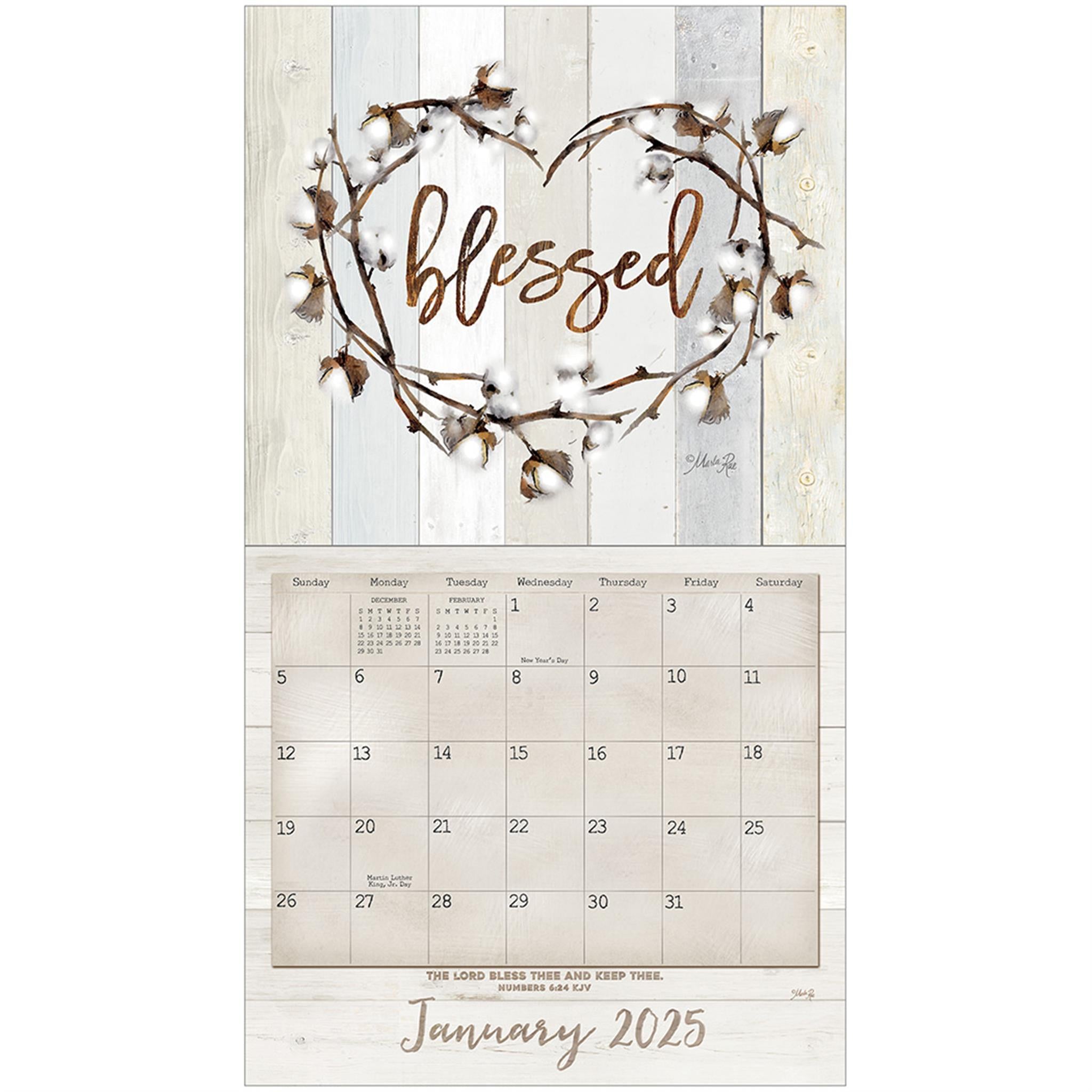 Faith And Family Wall 2025 Calendar - Online Exclusive