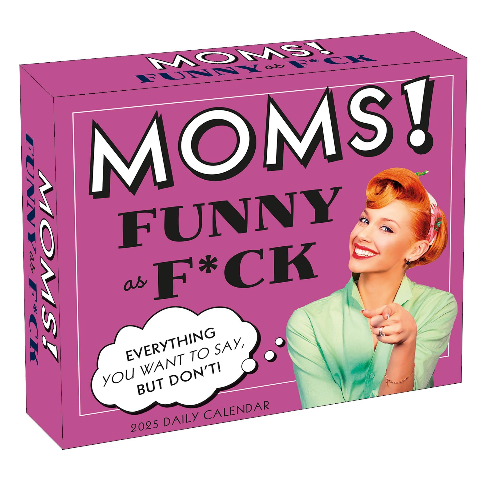 Moms Funny As Fuck Box 2025 Calendar