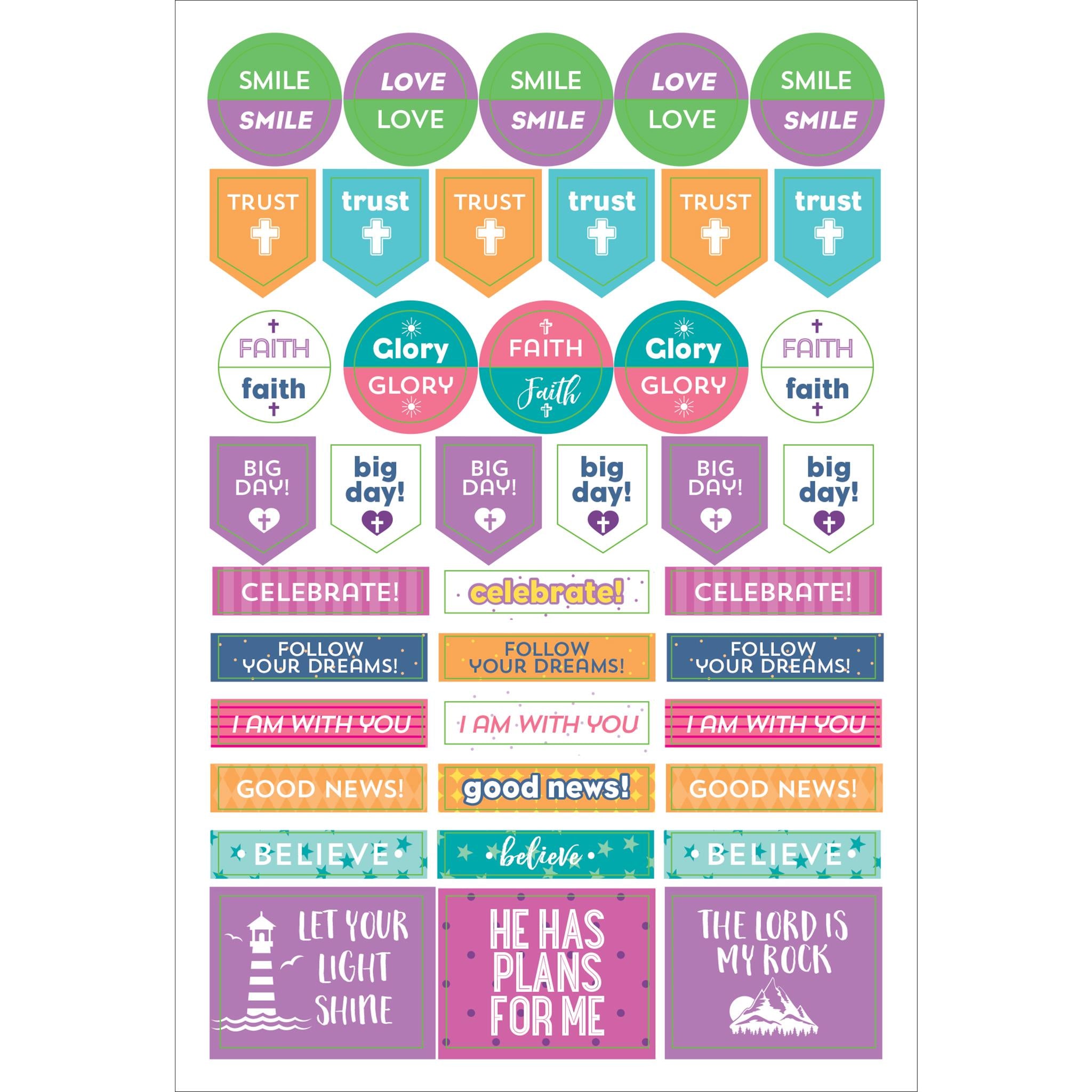 Bible Planner Stickers