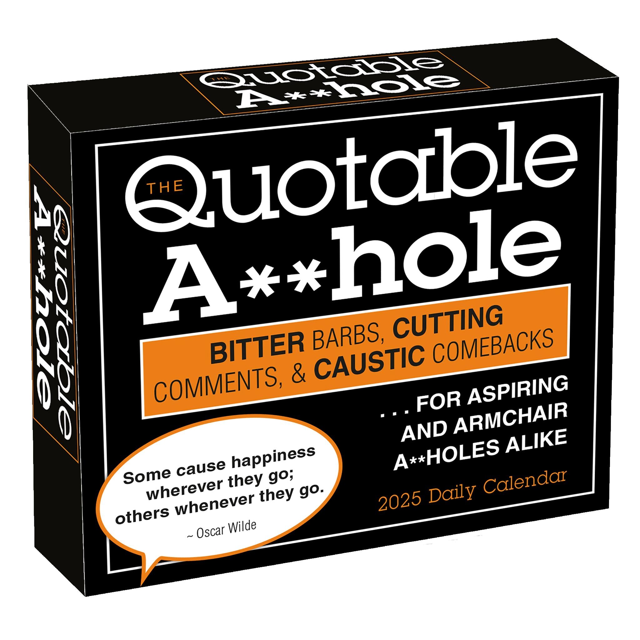 Quotable Ahole Box 2025 Calendar