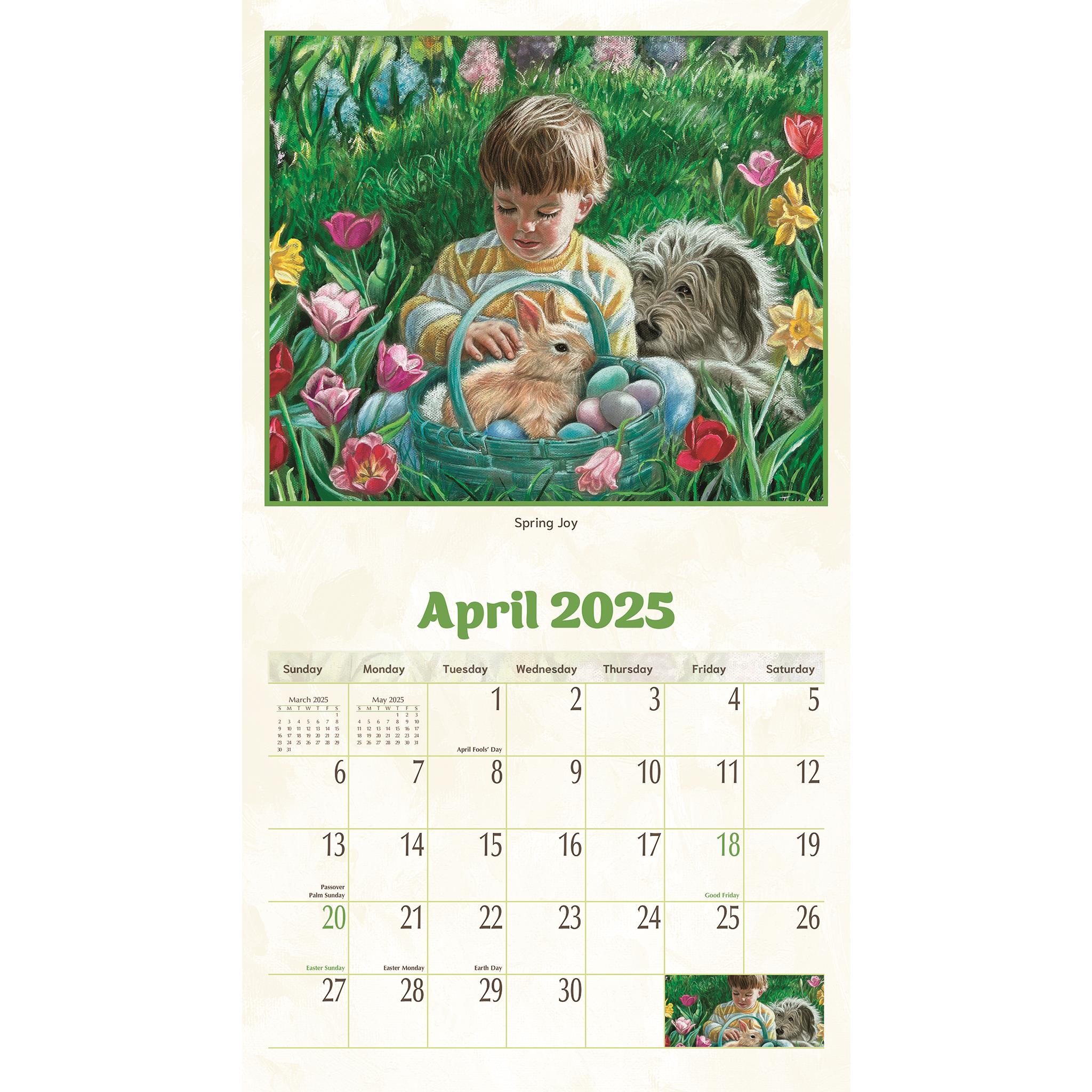 Young At Heart Wall 2025 Calendar