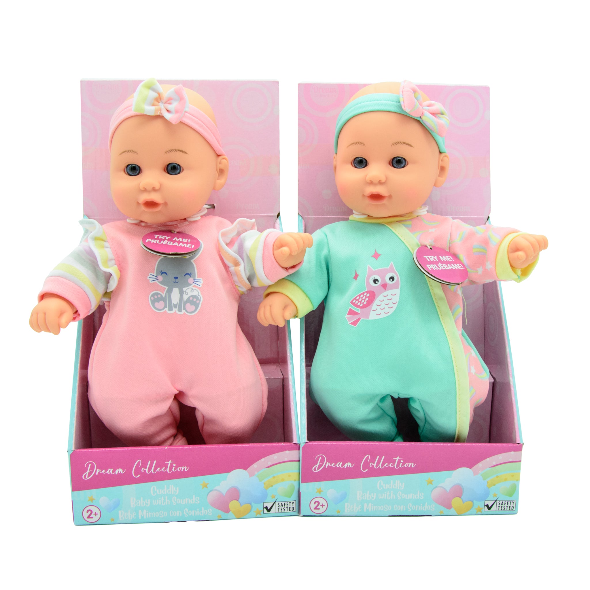 Dream Collection Cuddly Baby with Sounds Assorted Outfits