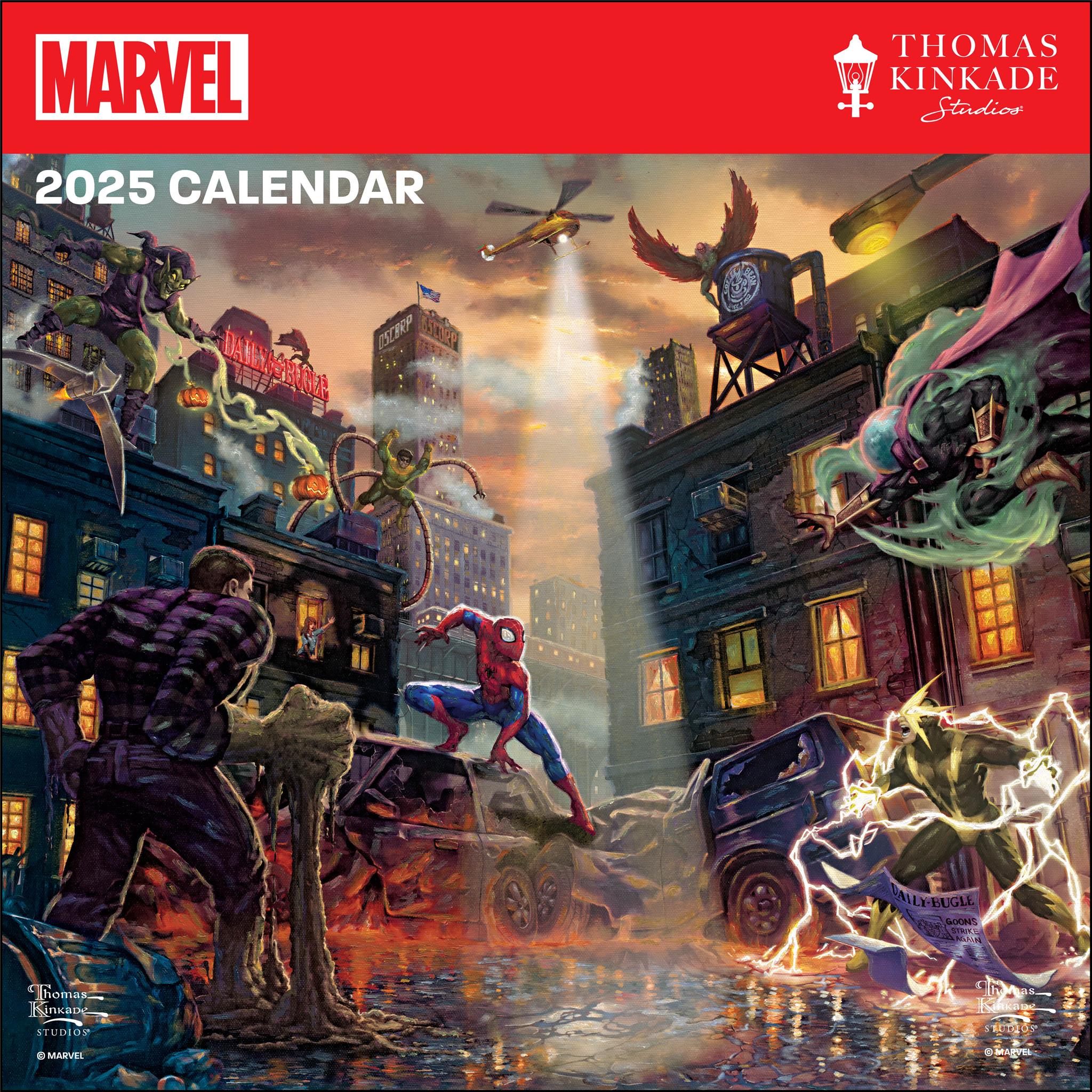 Marvel Kinkade Wall 2025 Calendar - Online Exclusive