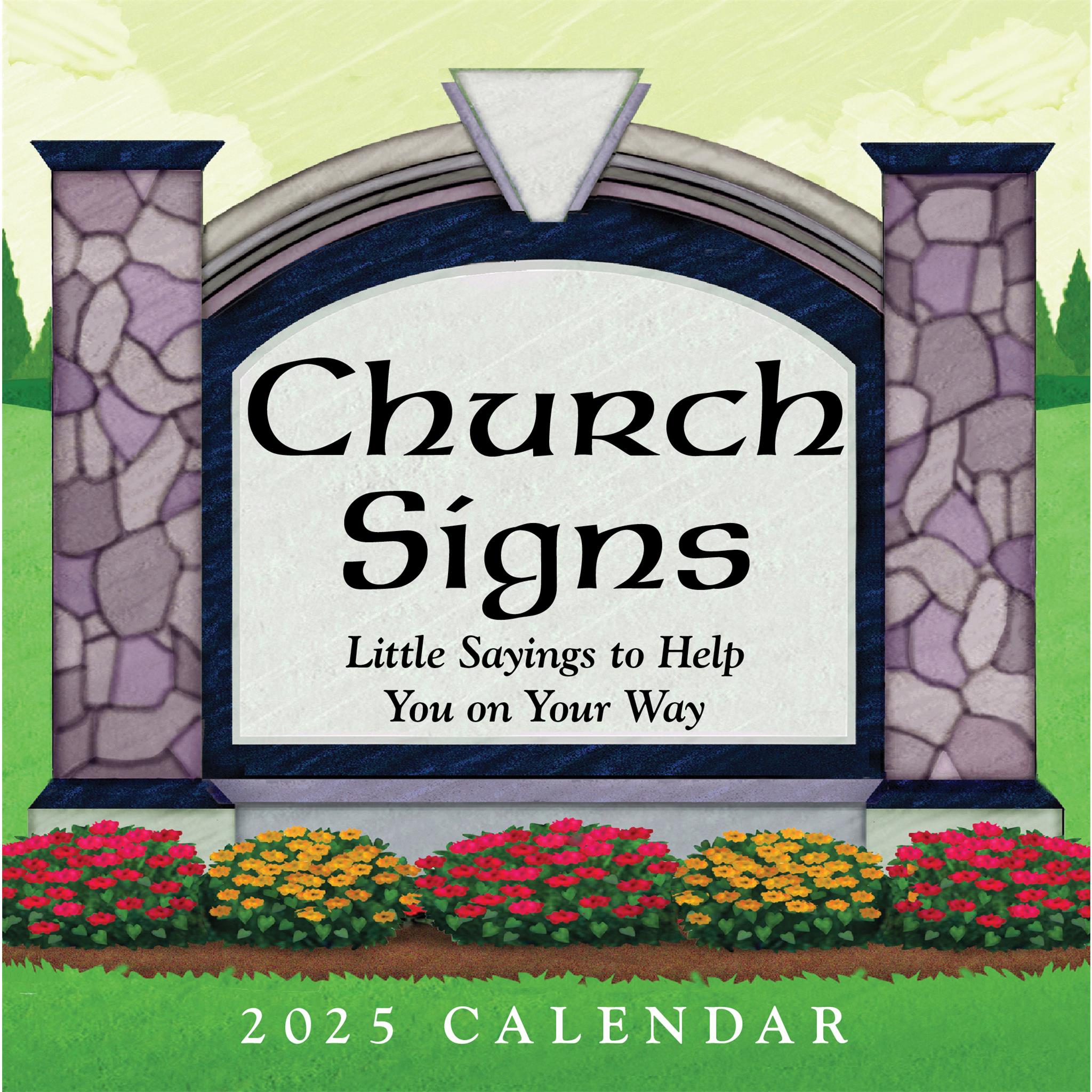 Church Signs Box 2025 Calendar