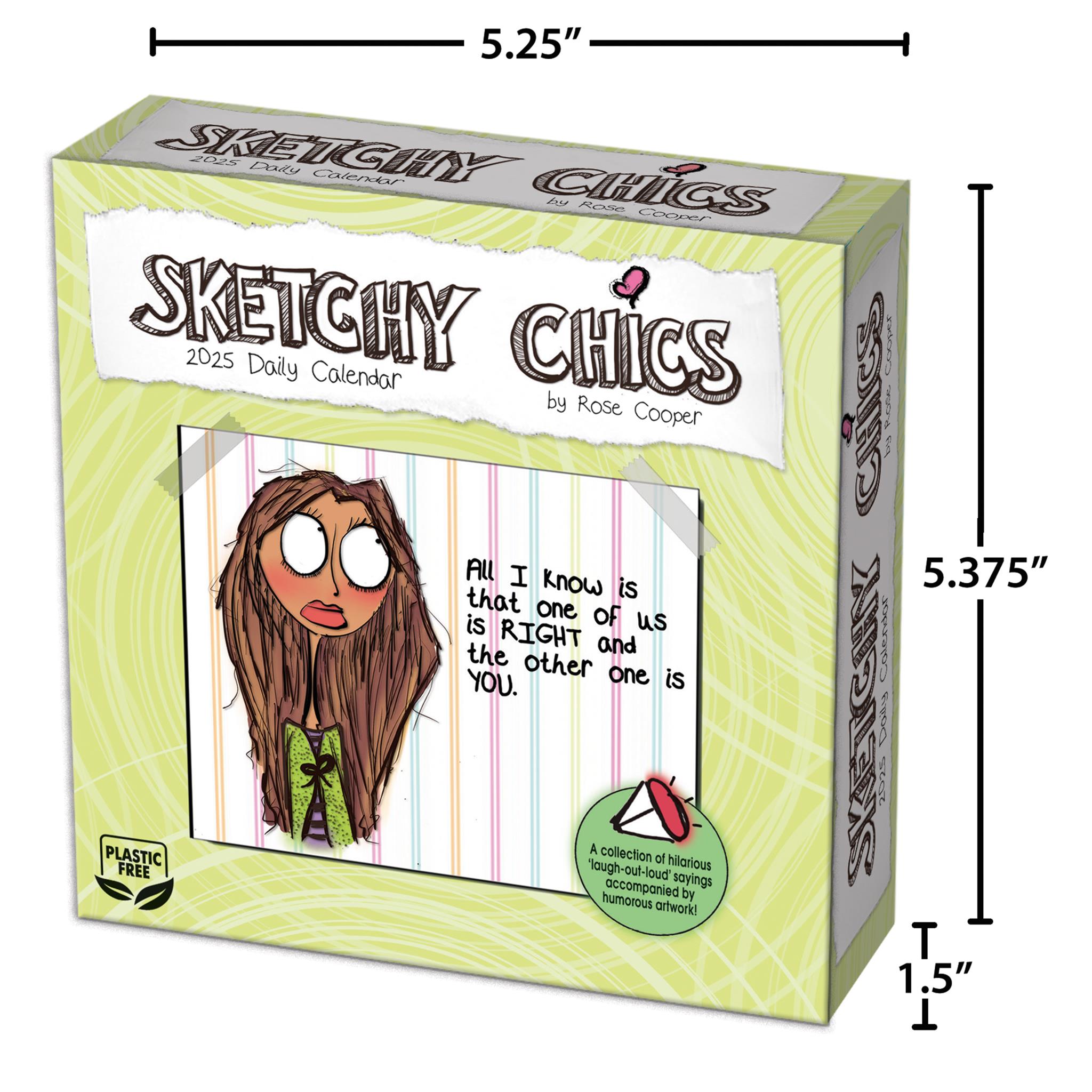 Sketchy Chics Box 2025 Calendar - Online Exclusive