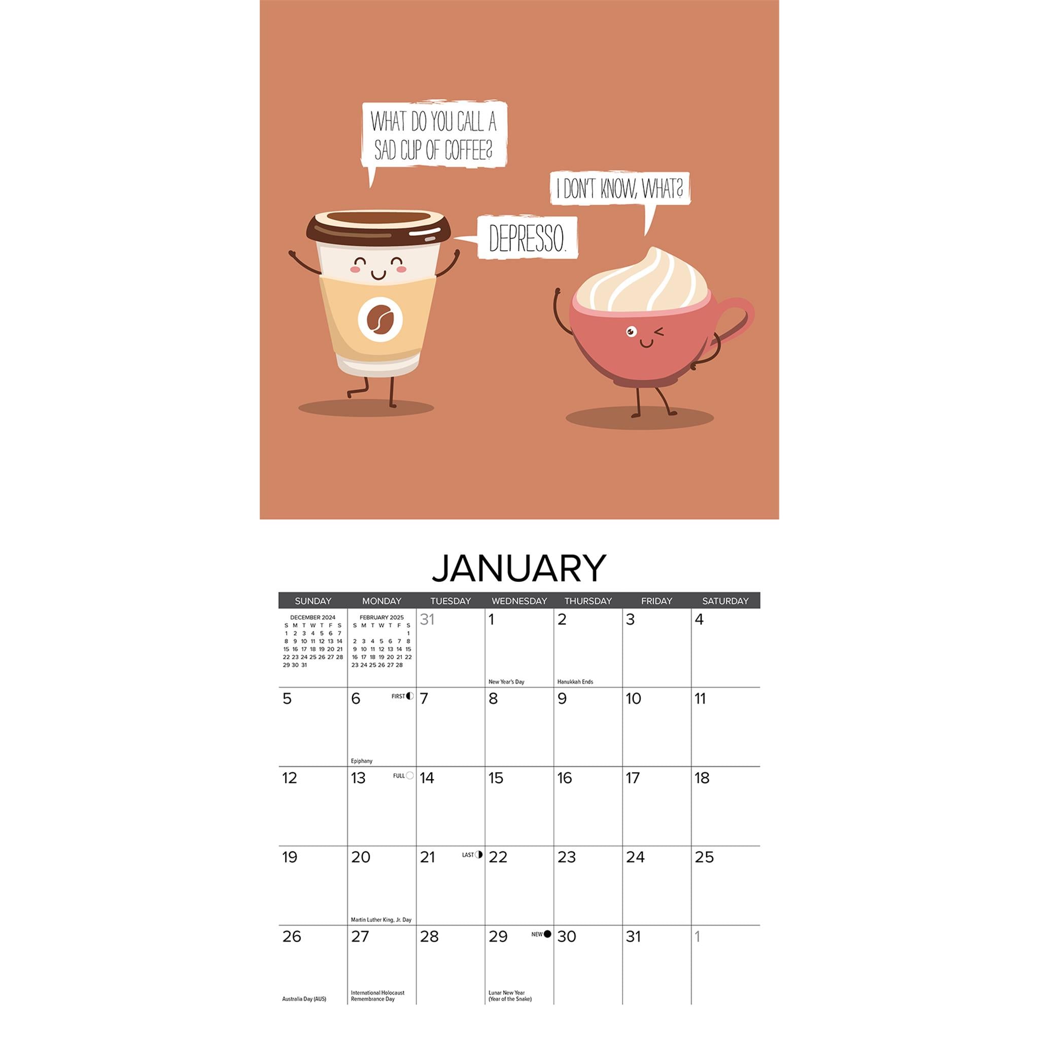 Bad Dad Jokes Mini 2025 Calendar