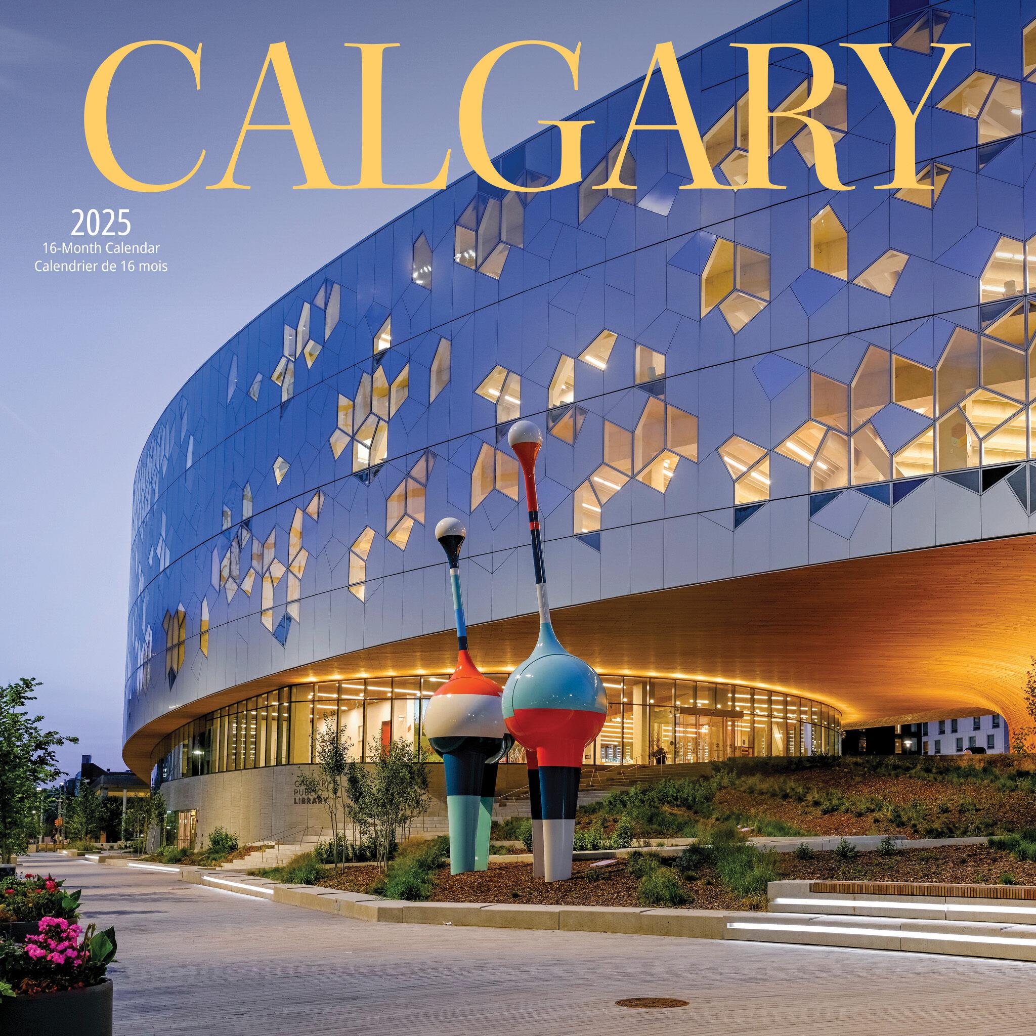 Calgary Wall 2025 Calendar