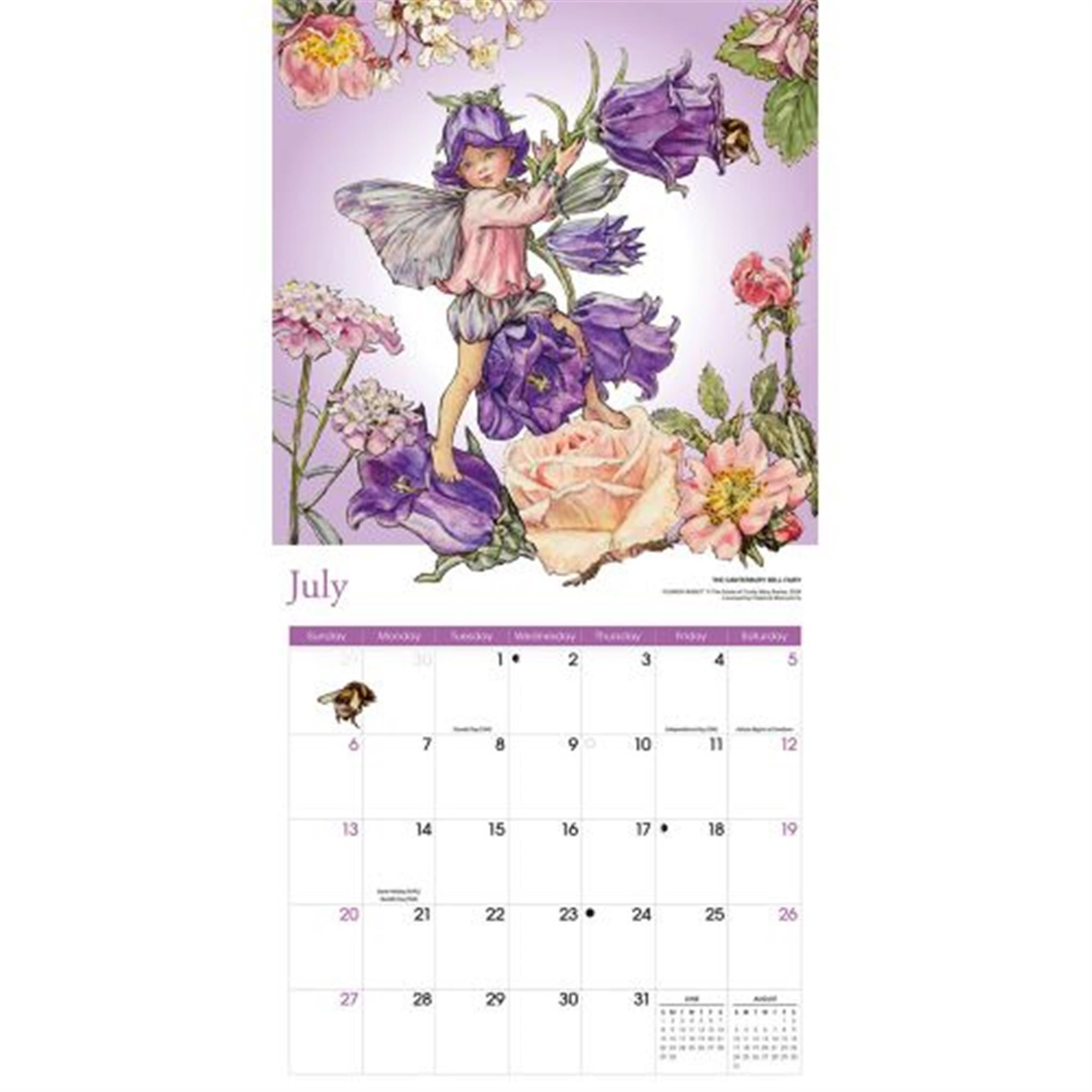 Flower Fairies Wall 2025 Calendar