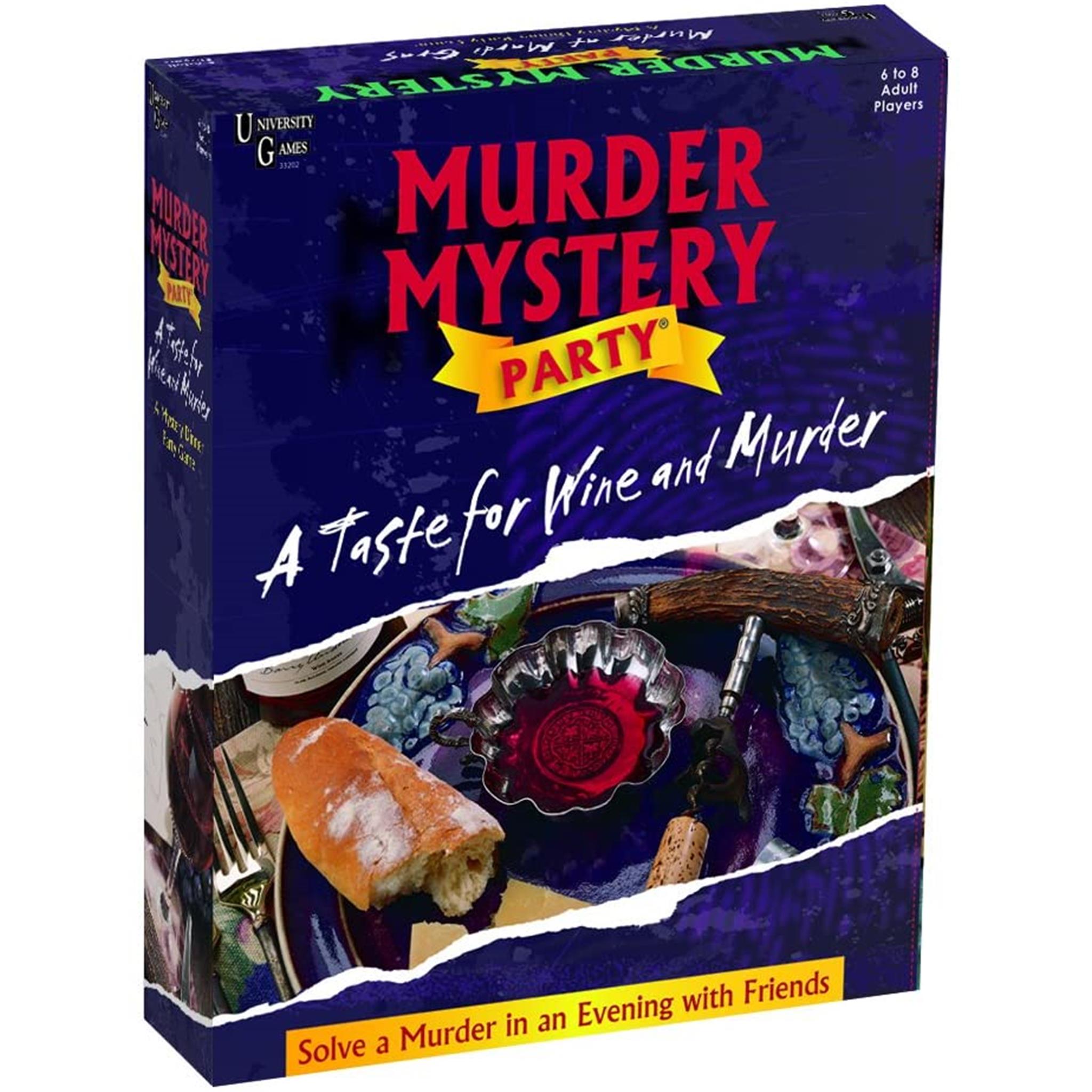 Taste for wine and murder mystery game product image | Calendar Club Canada-prd200422890