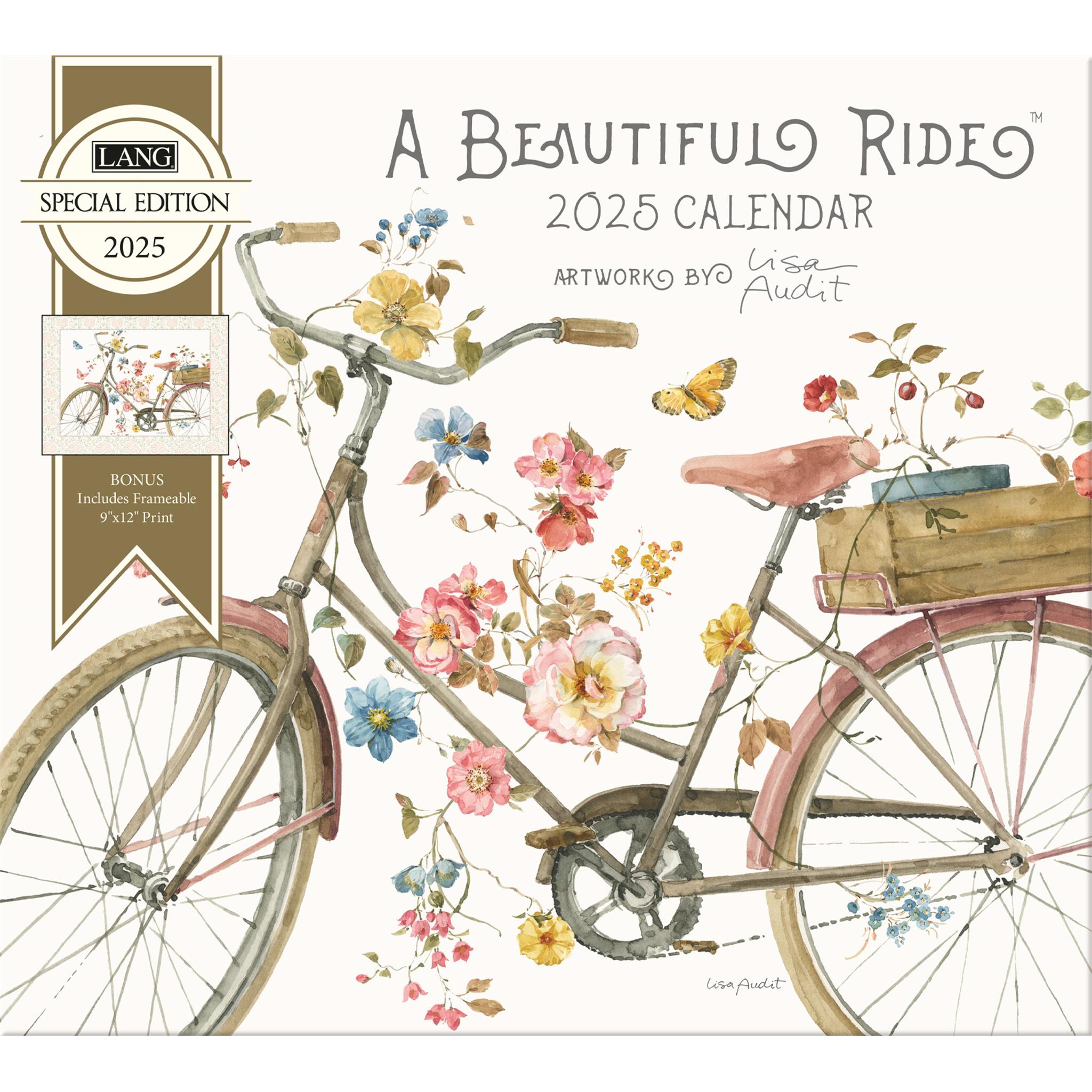 A Beautiful Ride Special Edition with Print Wall 2025 Calendar