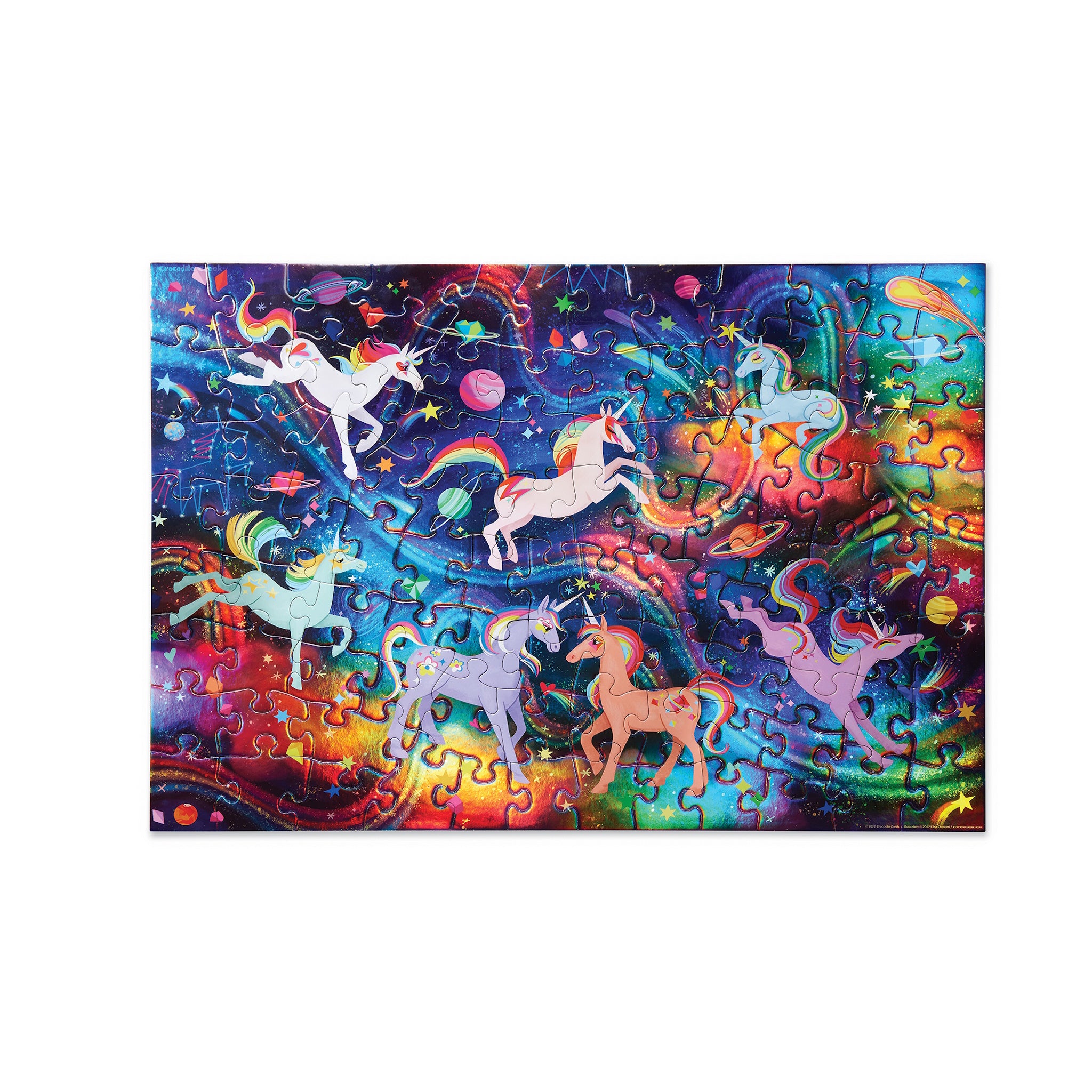 Holographic Unicorn Galaxy 100 Piece Puzzle