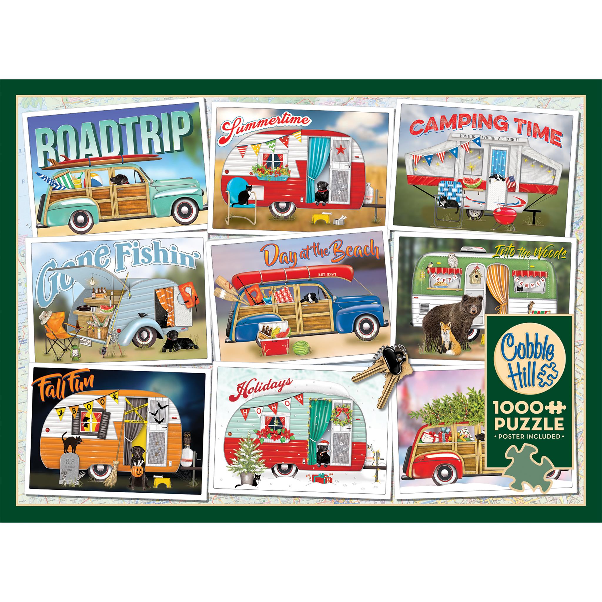 Road Trip 1000 Piece Puzzle Cobble Hill