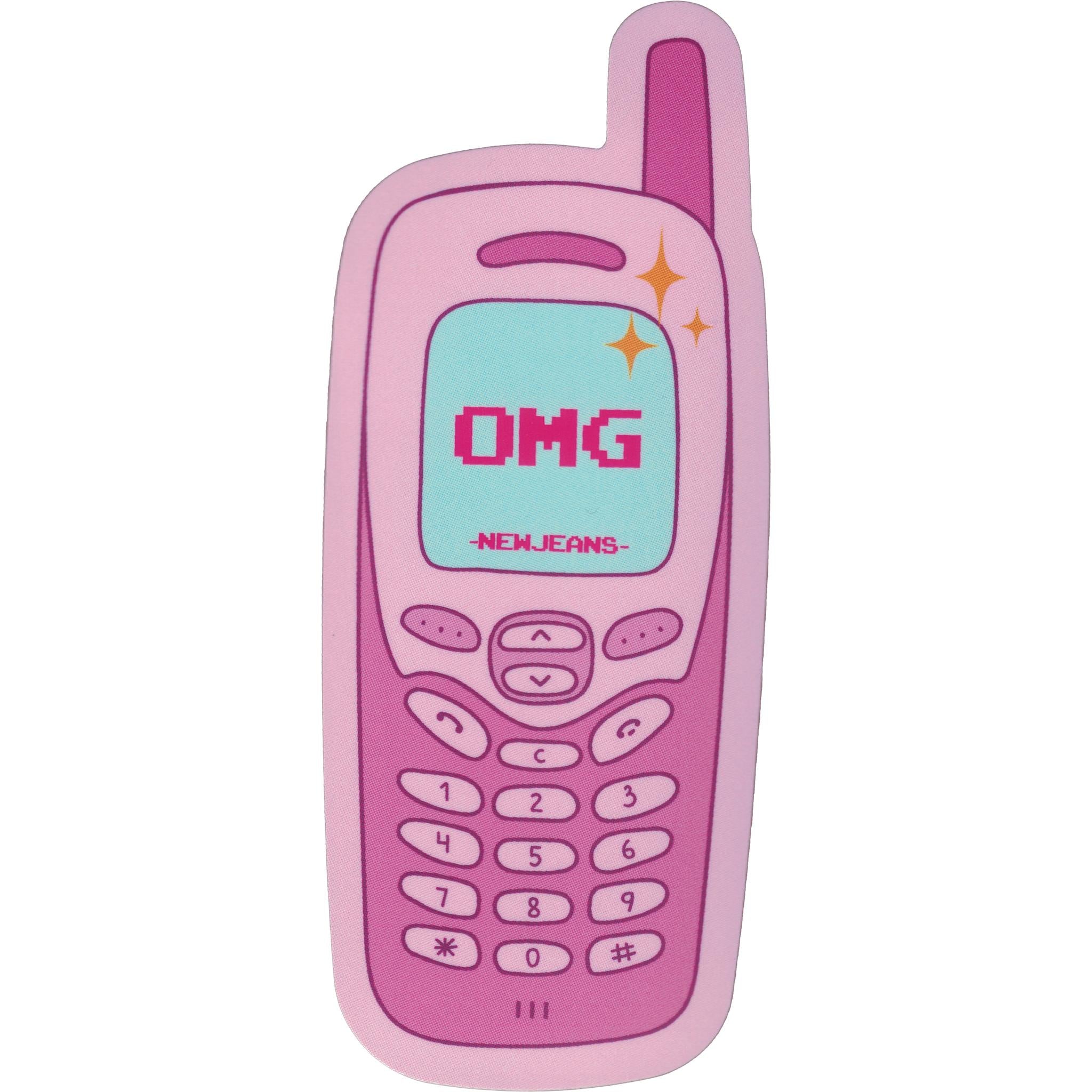 OMG Cellphone Vinyl Sticker