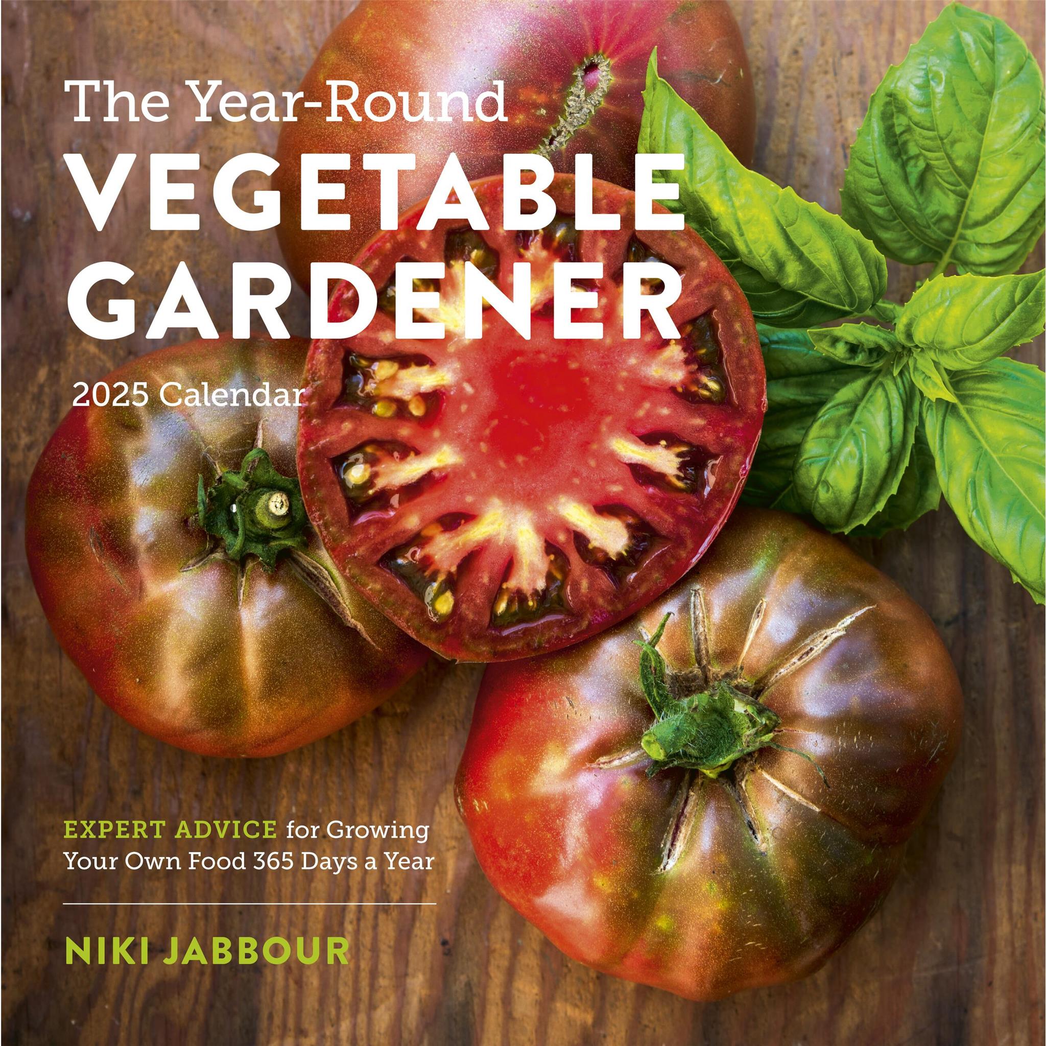 Year Round Vegetable Gardener Wall 2025 Calendar - Online Exclusive