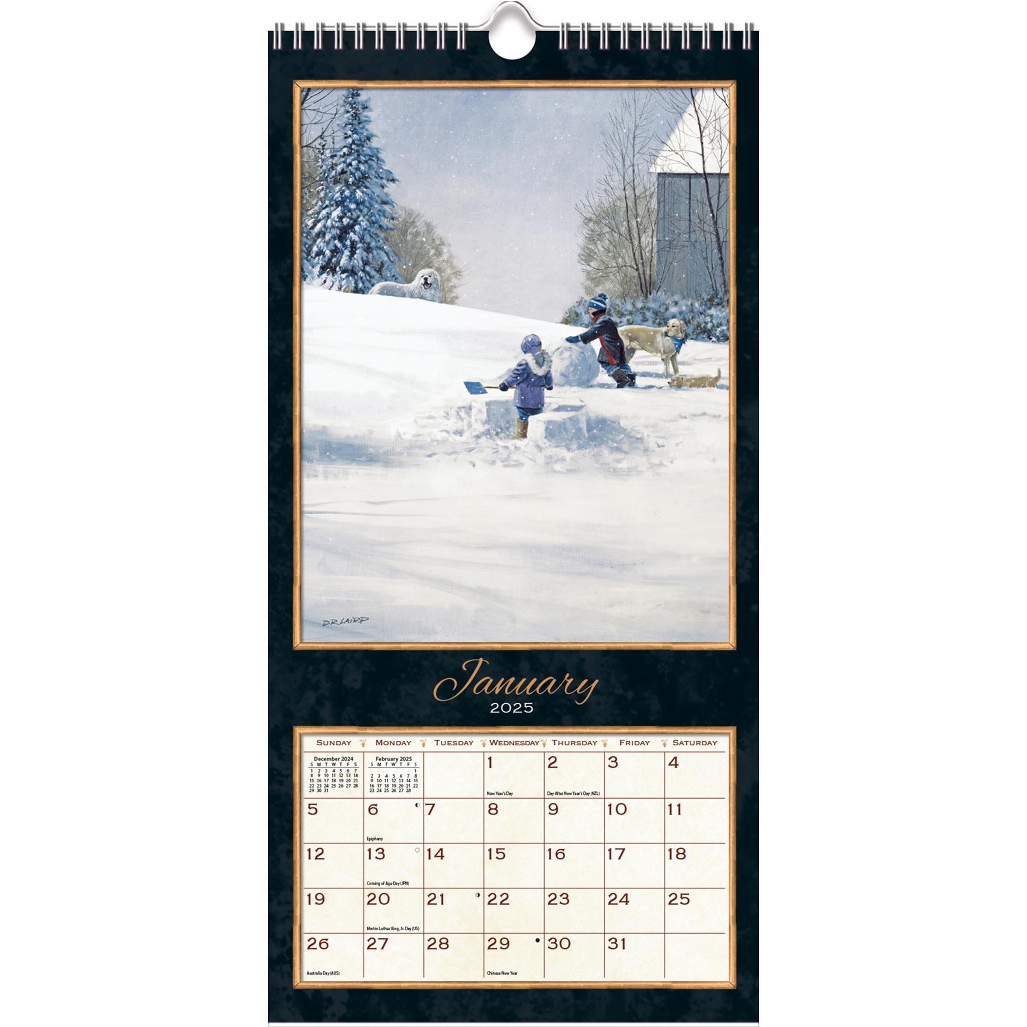 Treasured Times Slim 2025 Calendar product image | Calendar Club Canada