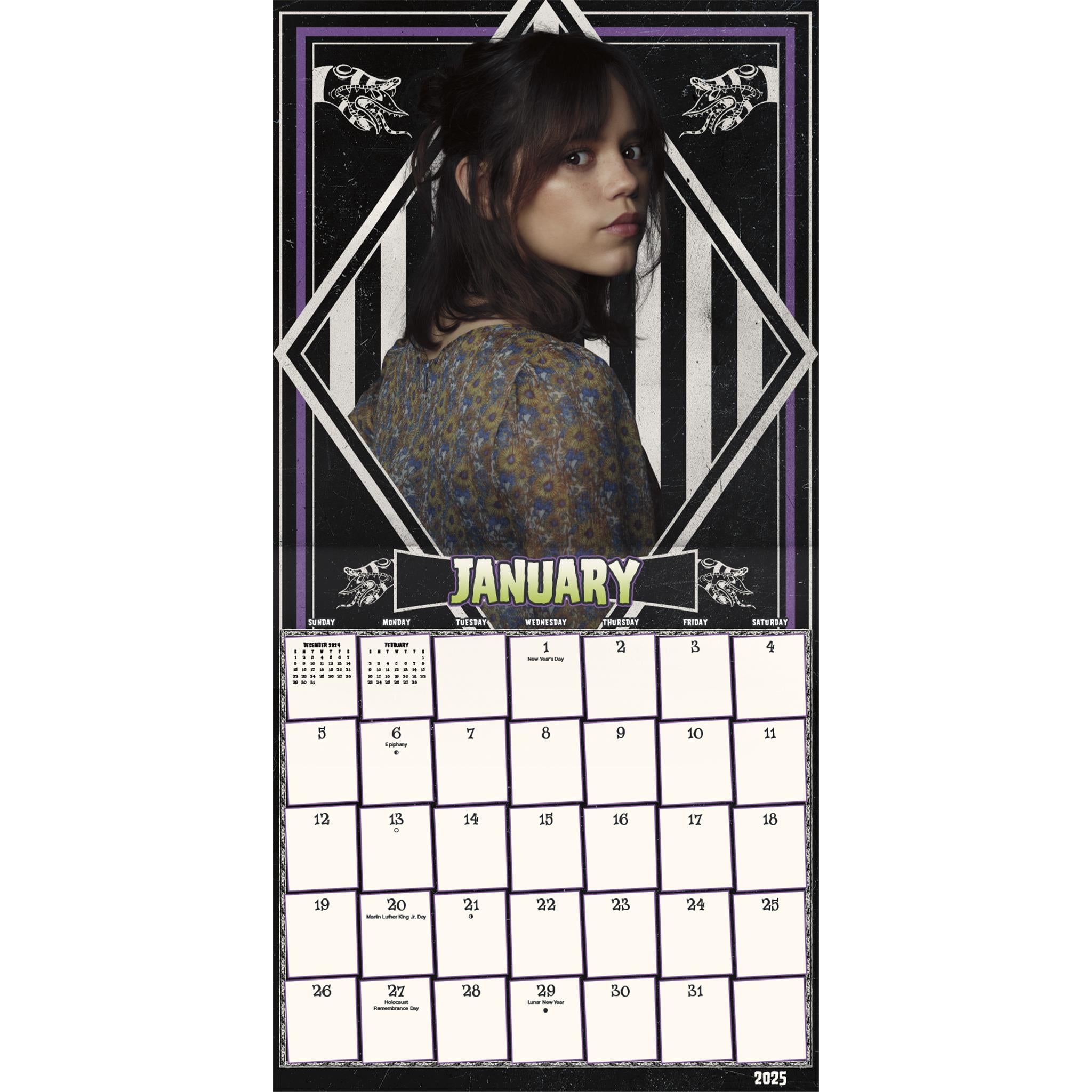 Beetlejuice 2 Wall 2025 Calendar - Online Exclusive