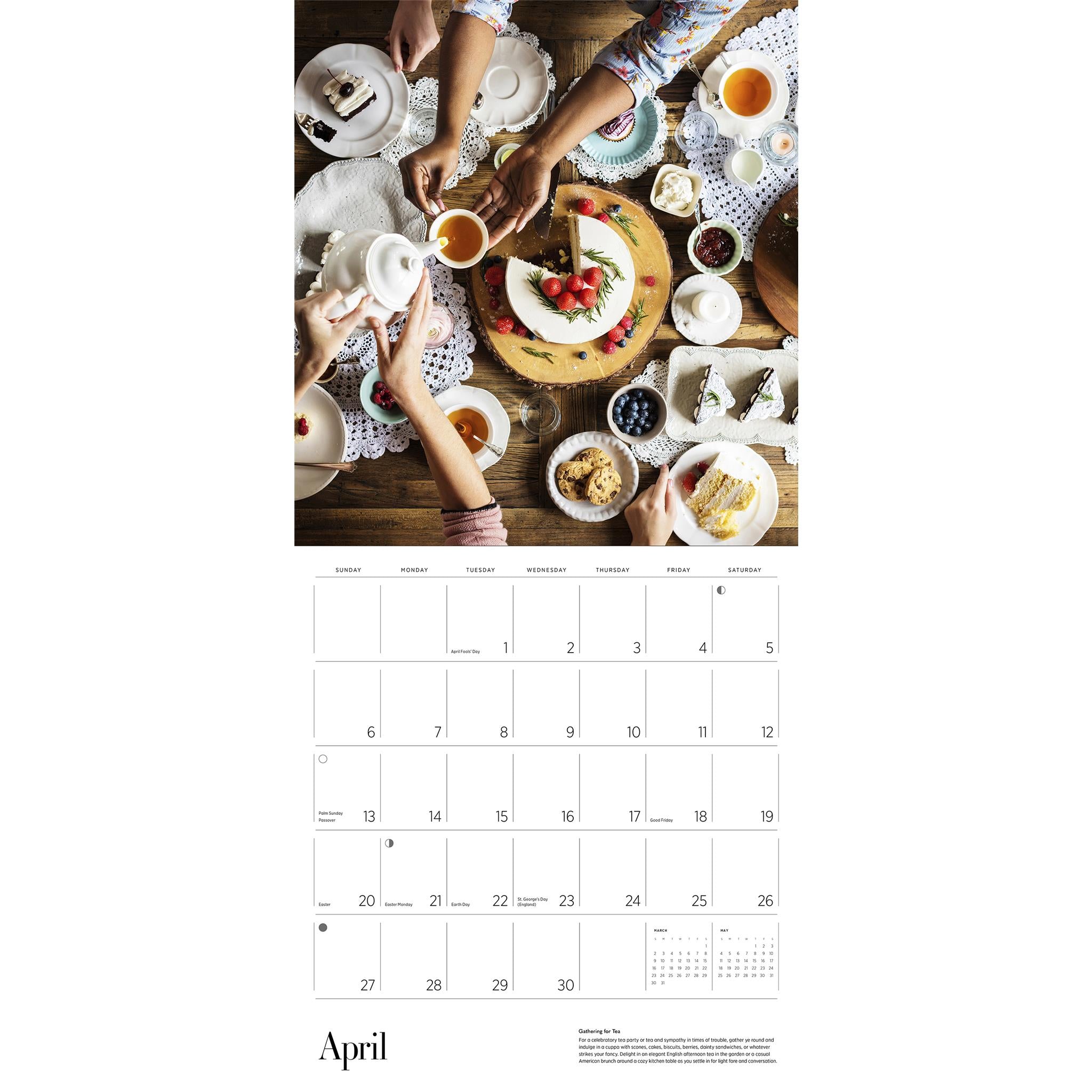 Tea Wall 2025 Calendar - Online Exclusive