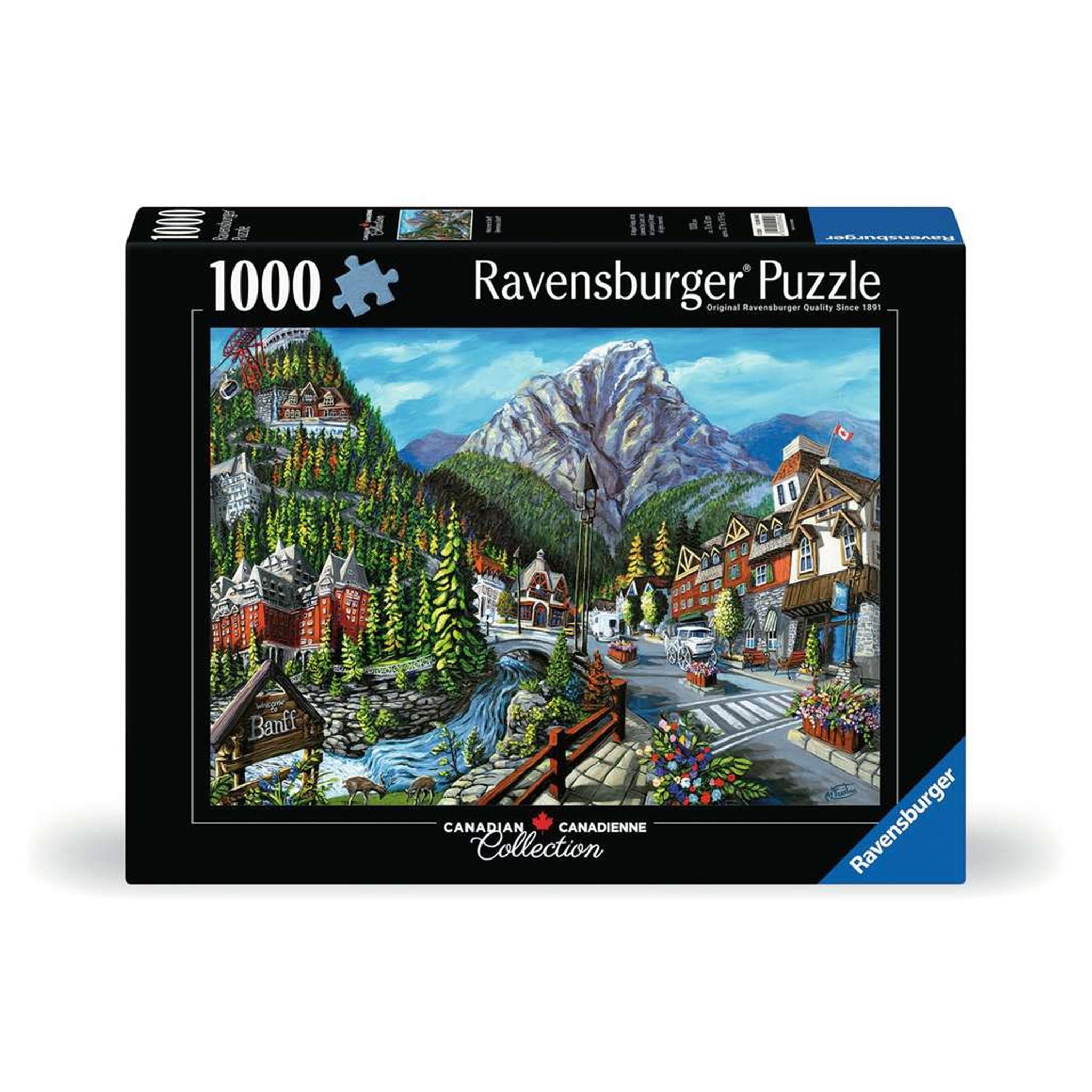 Welcome to Banff 1000 Piece Puzzle Ravensburger