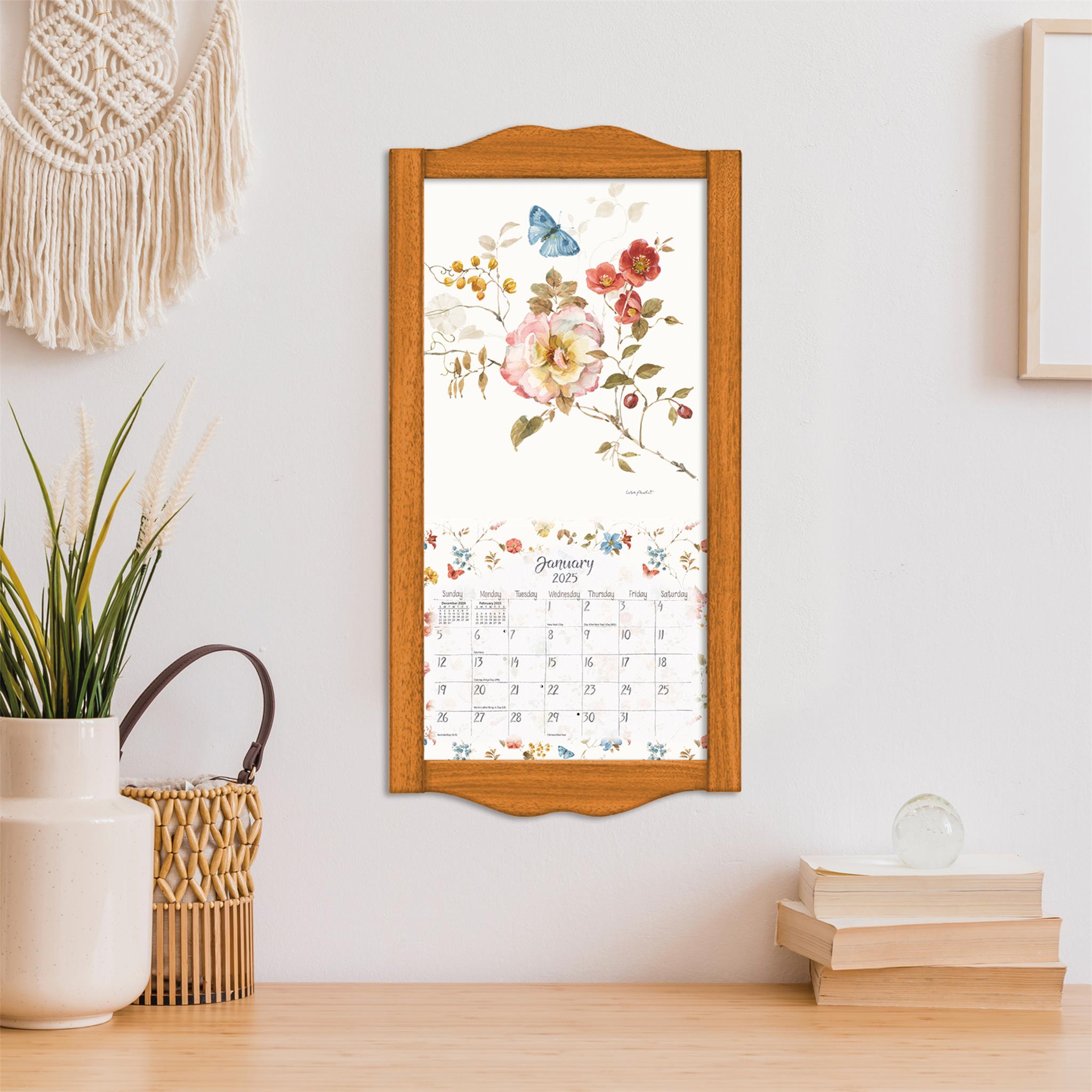 Watercolor Seasons Slim 2025 Calendar product image | Calendar Club Canada