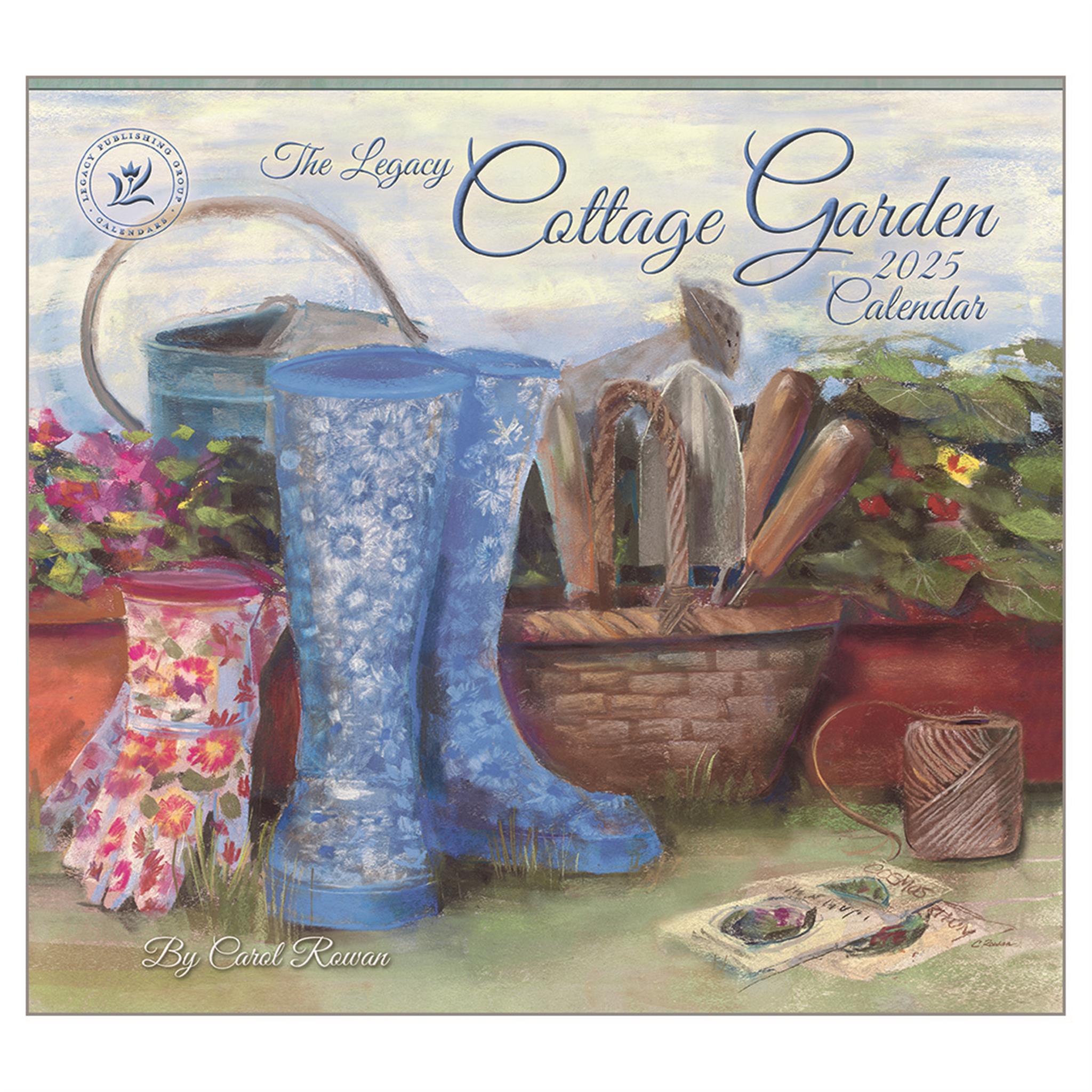 Cottage Garden Wall 2025 Calendar - Online Exclusive