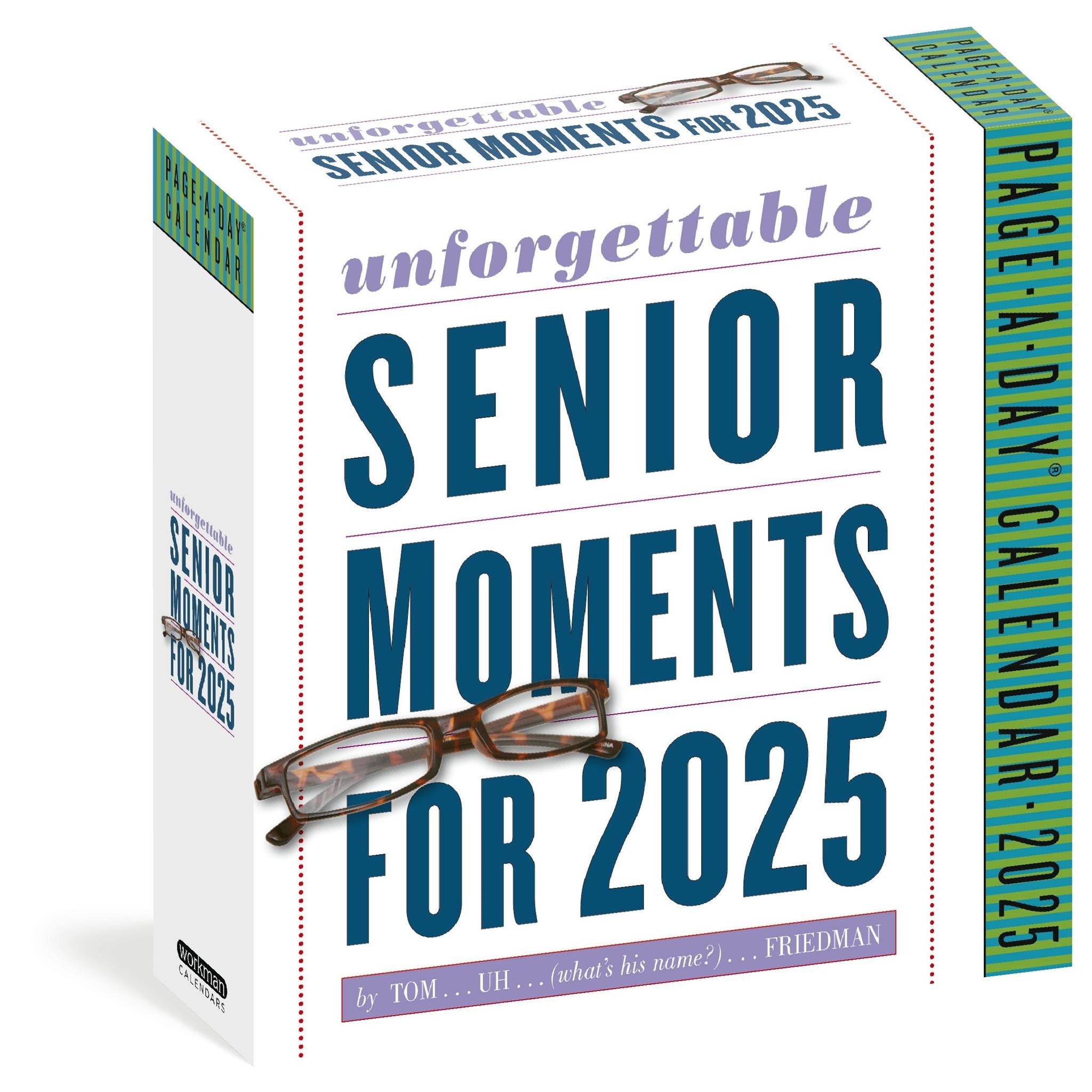 Senior Moments 365 Box 2025 Calendar