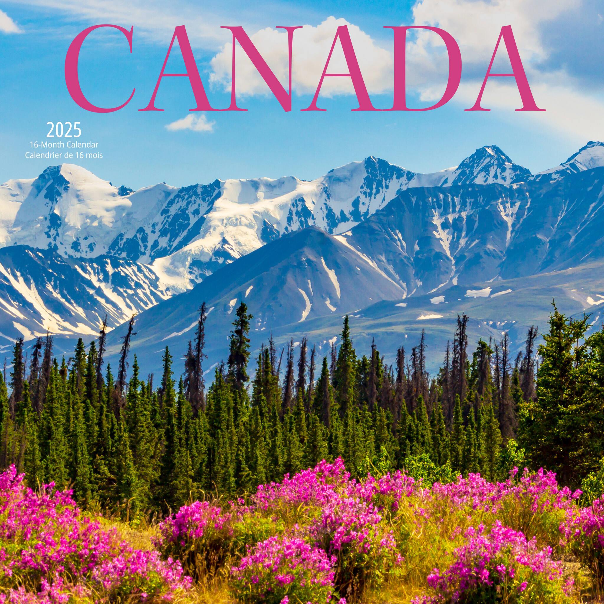 Canada Wall 2025 Calendar - Online Exclusive