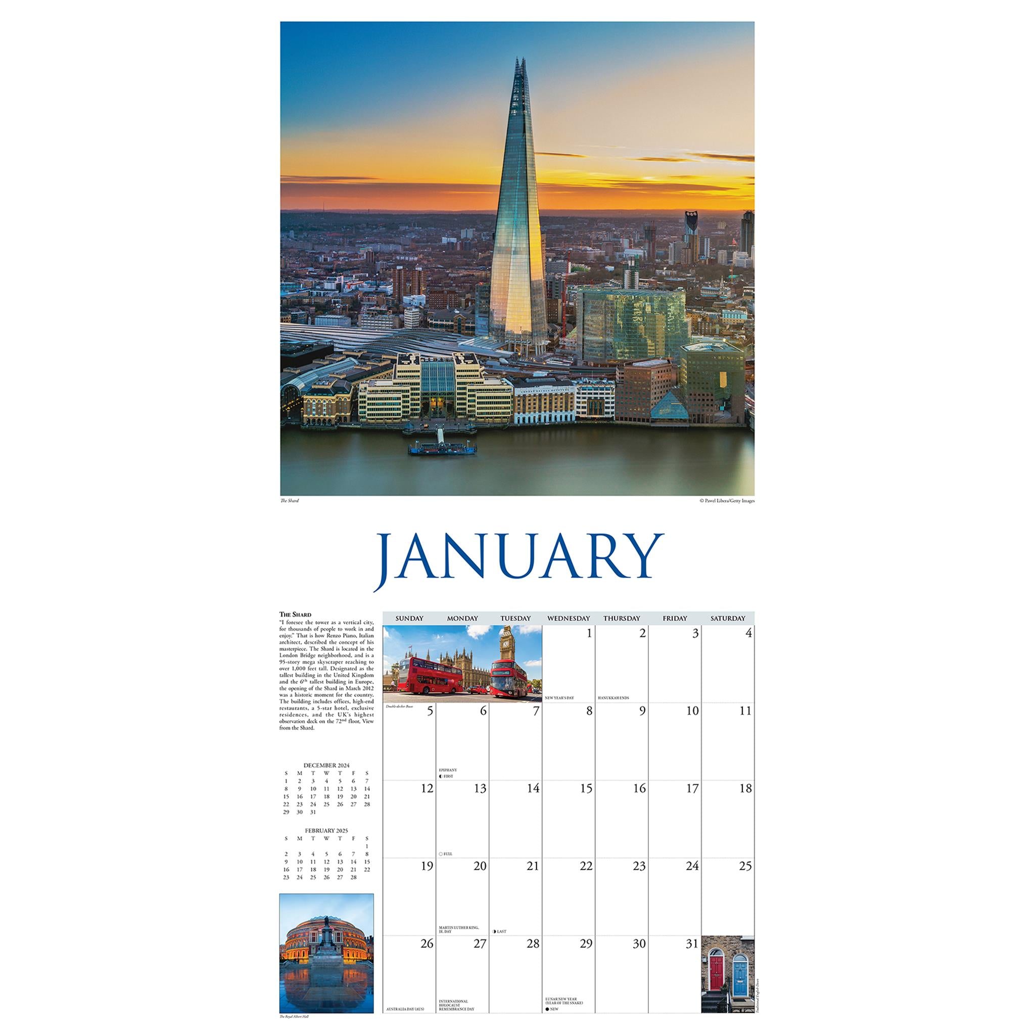 Walk In London Wall 2025 Calendar - Online Exclusive