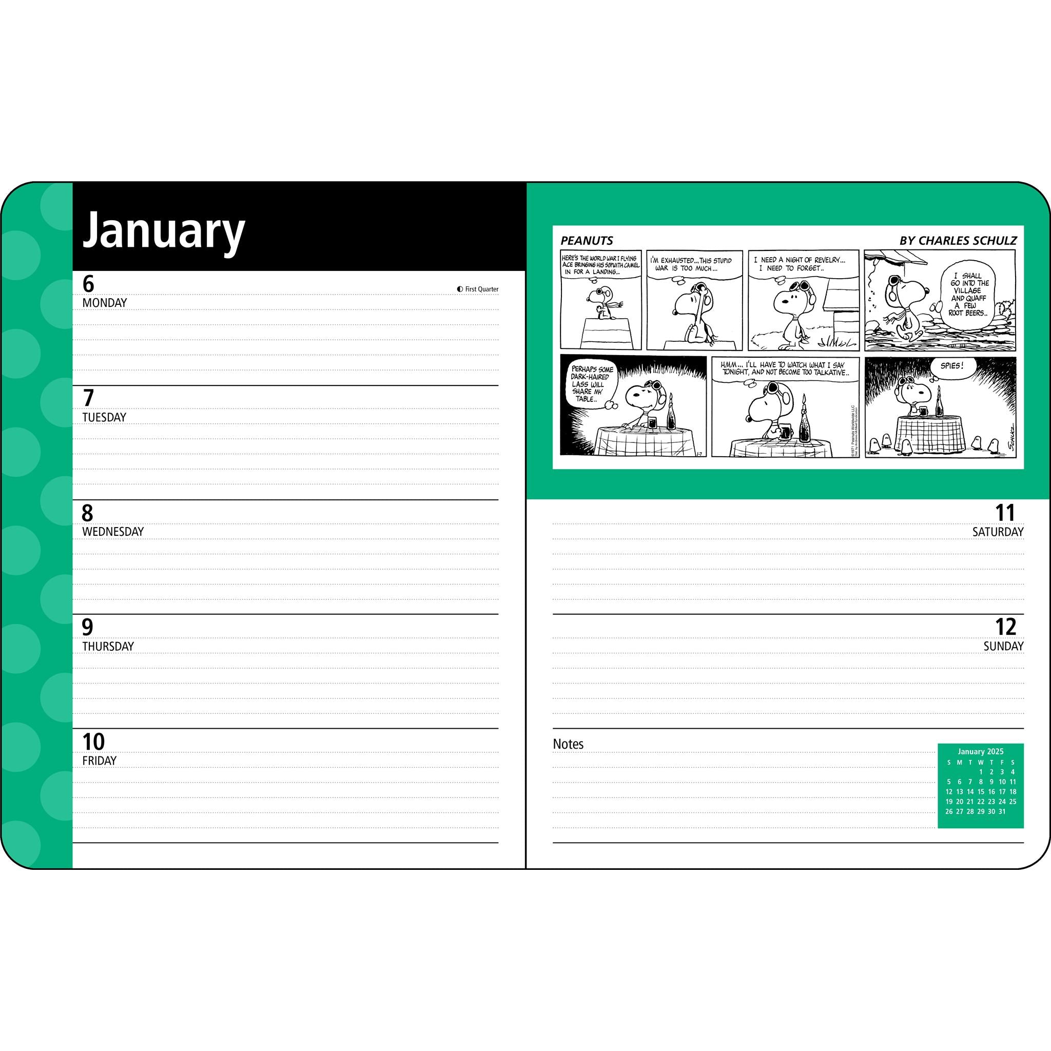 Peanuts Engagement 2025 Calendar